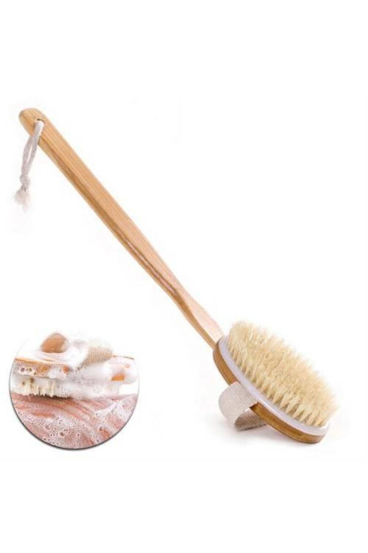 KaktüsKedi At Kılı Kuru Islak Selülit Peeling Fırçası