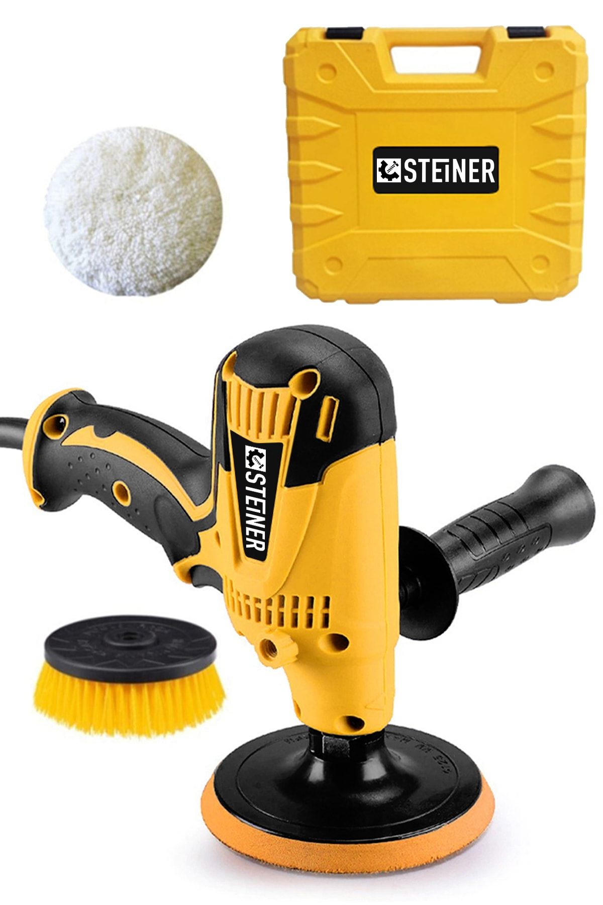 STEİNER Germany Technology 3000 w  6 Kademe Devir Ayarlı Pasta Cila Polisaj Halı Koltuk Yıkama