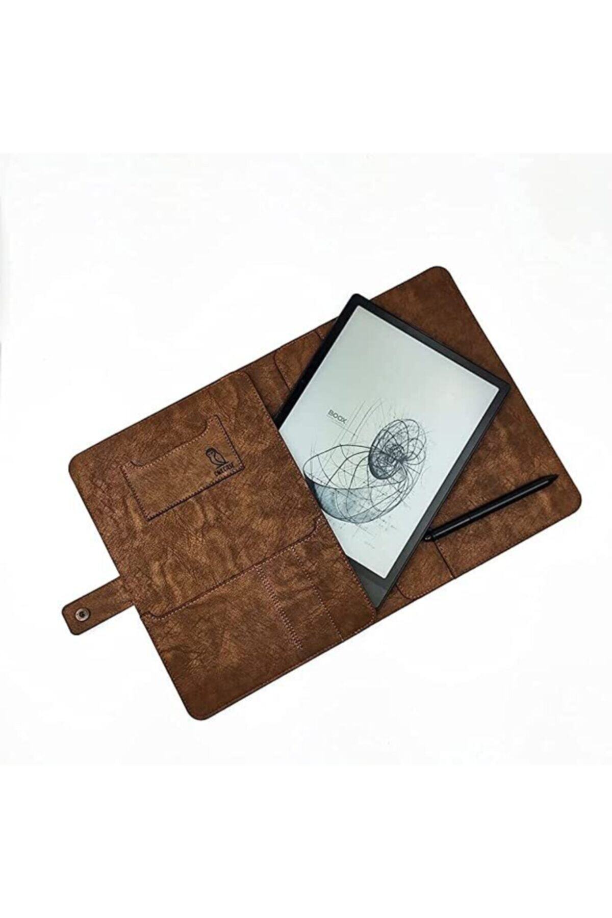 OWL LEATHER Onyx Boox Note E Kitap Okuyucu Organizer Kılıf