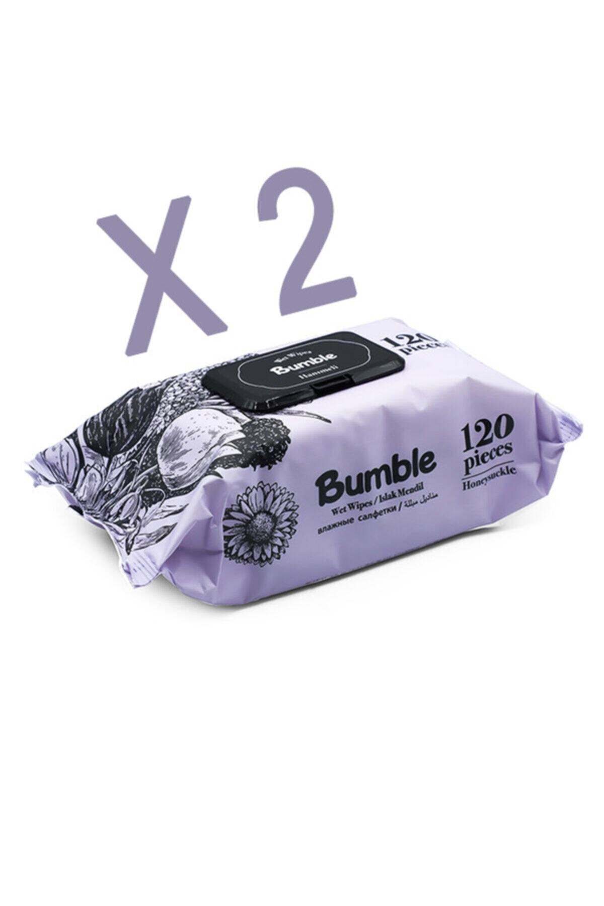 Bumble Islak Havlu Mendil Hanımeli 2 Adet X 120 li