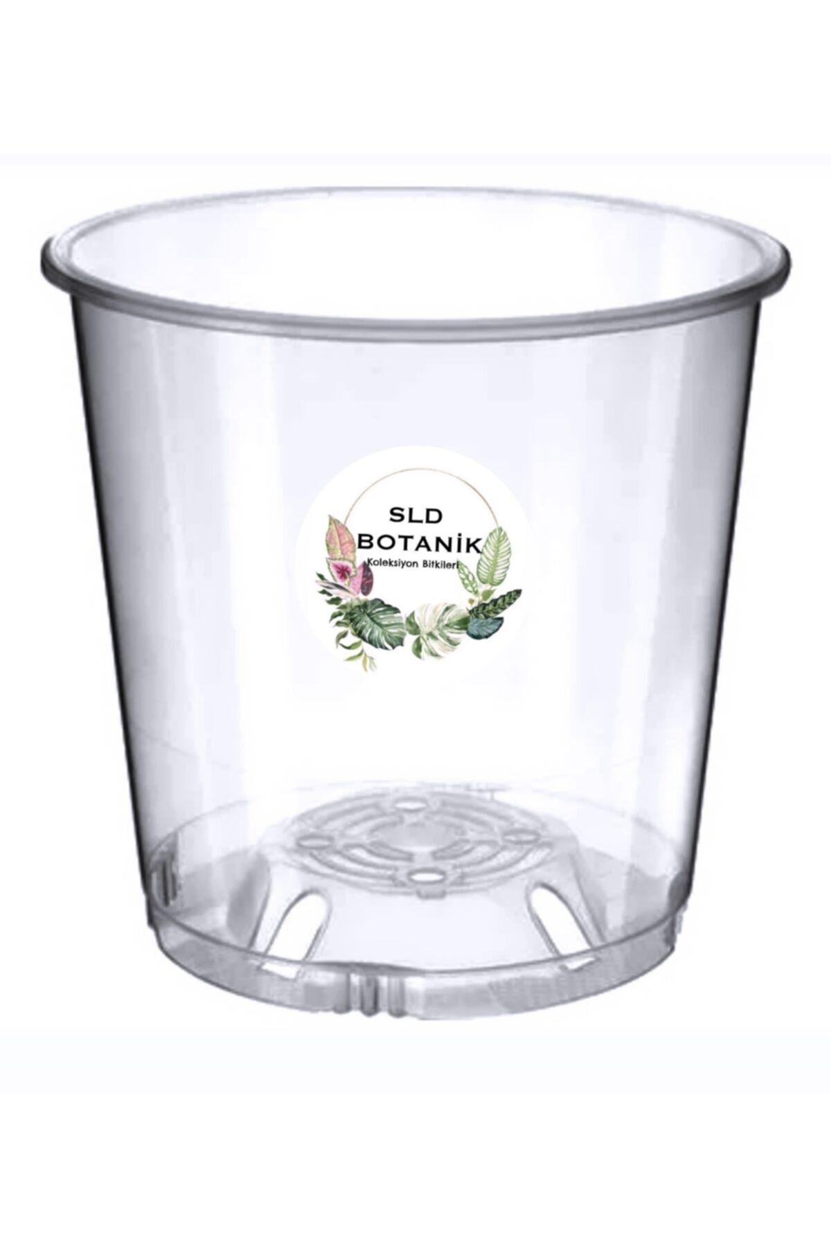 SLD BOTANIK Orkide Saksısı / Şeffaf Üretim Saksısı (0.73lt) Saksı Çapı: 11cm Ø