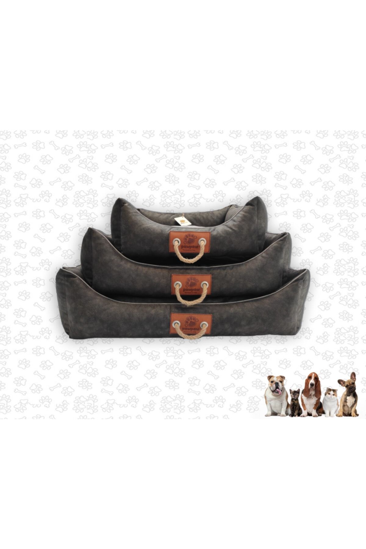 Pawpaw Petshop Pawpaw Küba Özel Tasarım, Yıkanabilir, Kaliteli Köpek Ve Kedi Yatağı Ölçü 60x45x20
