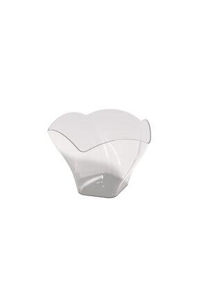 Italya'dan Ithal Plastik Şeffaf Polisitren Rose Mini Cup 90cc 25 Adet Image 0