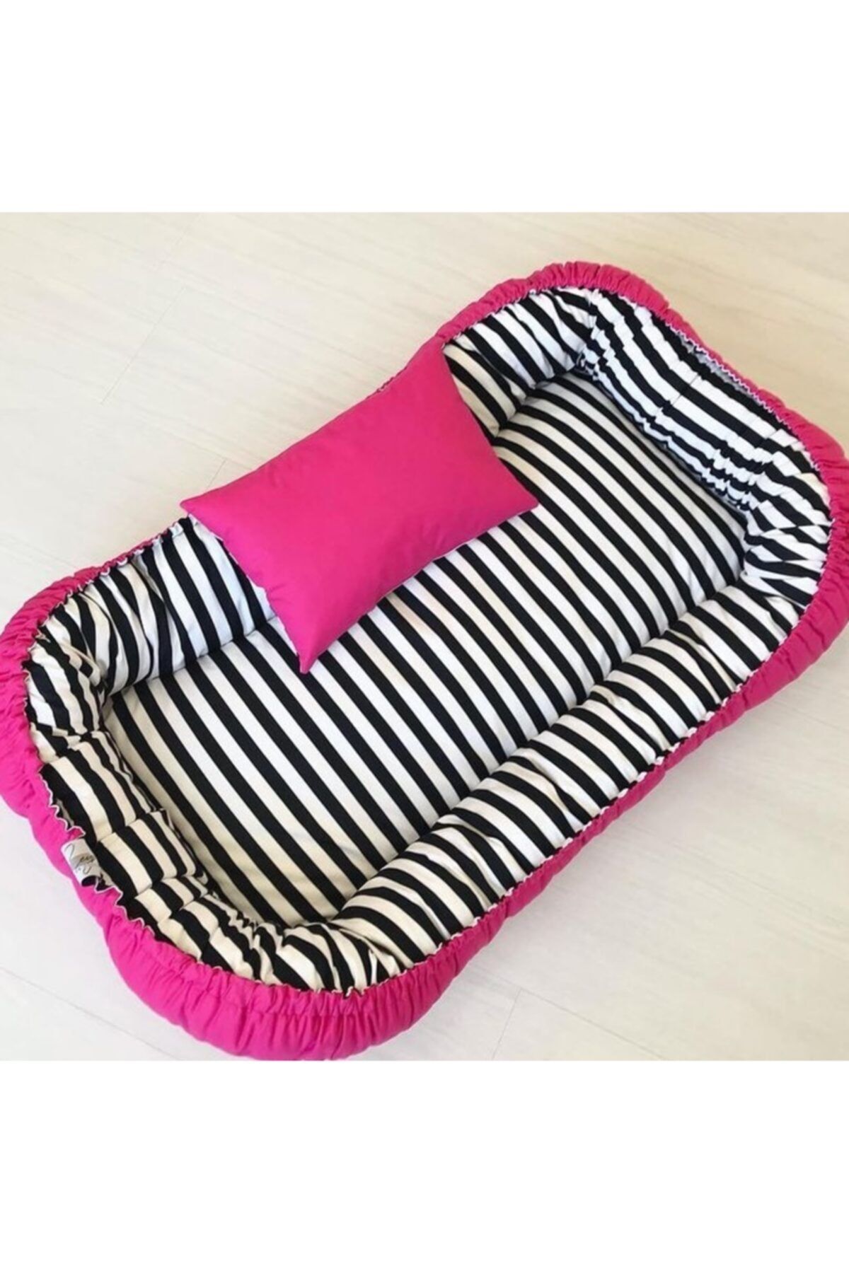 ceyofficial Cey Babynest Çizgili Fuşya