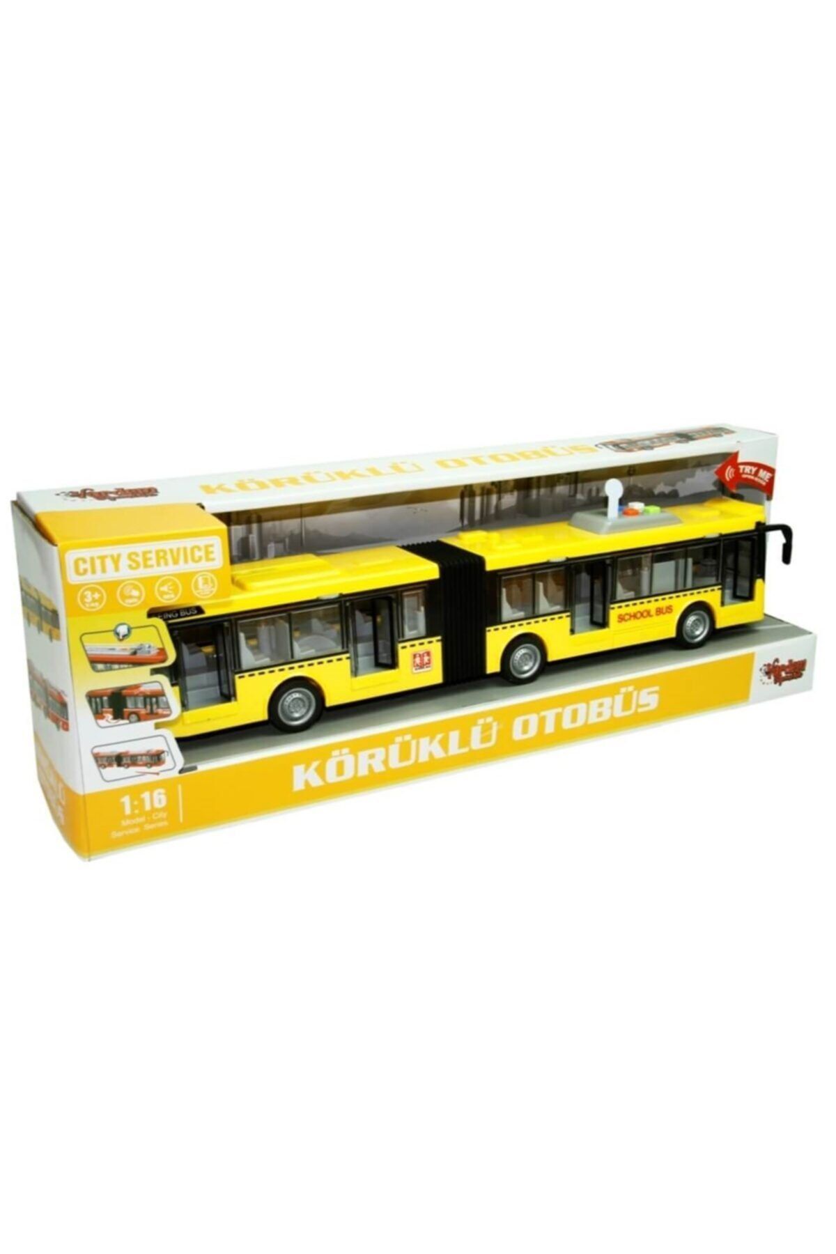 VARDEM OYUNCAK Surtmelı Seslı Koruklu Otobus Truy65767 (wy913a)