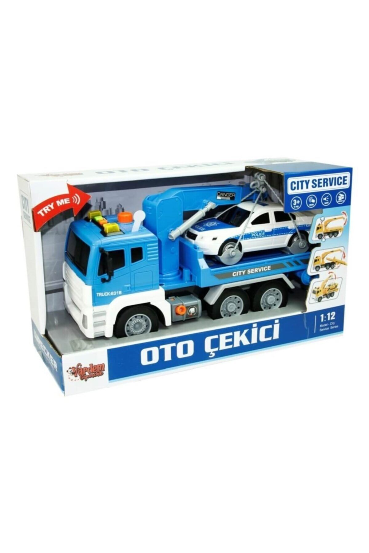VARDEM OYUNCAK Surtmelı Seslı Oto Cekıcı Trut06849 (wy831a/b)