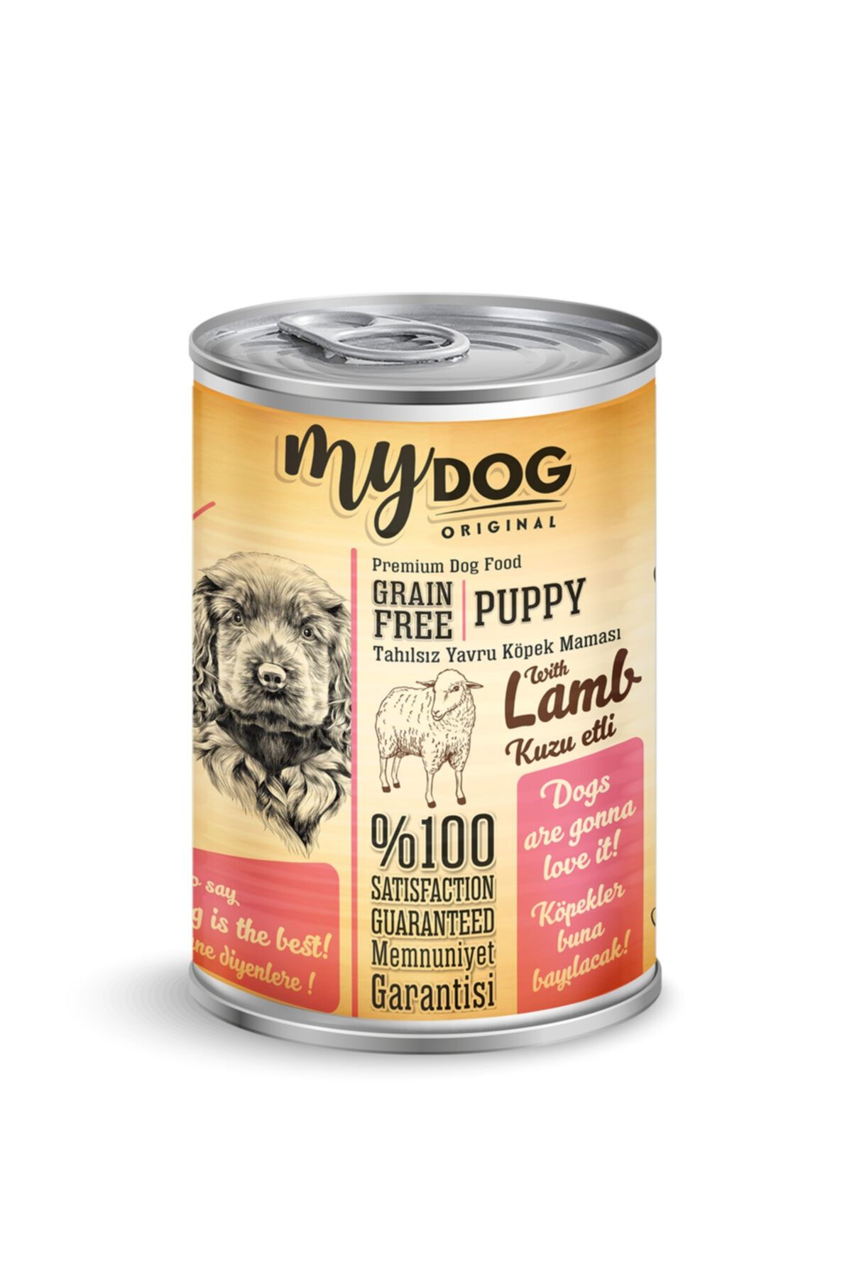 mydog Pate Az Tahıllı Kuzu Etli Pirinçli Yavru Köpek Konservesi 400gr 12 li