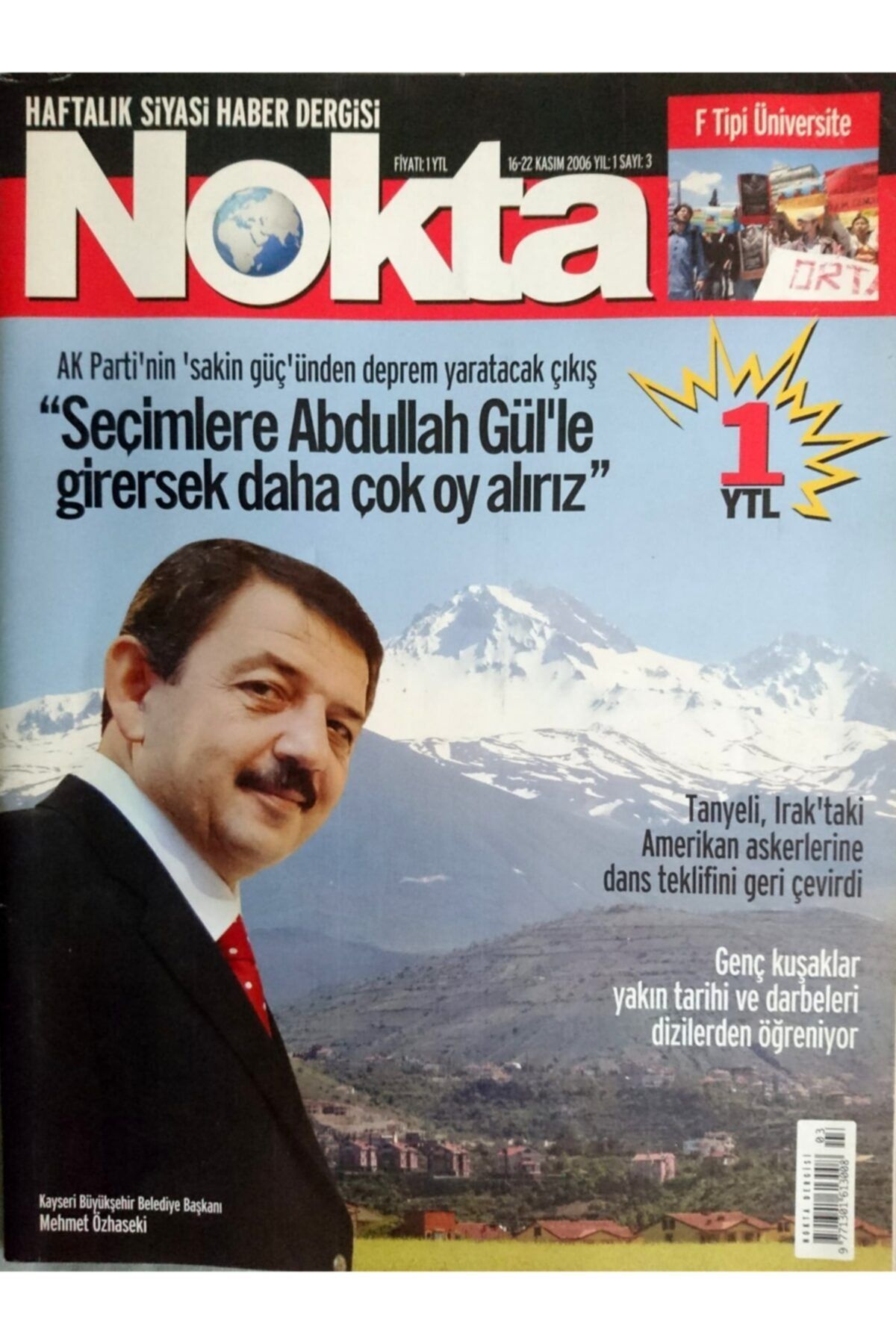 AYTEKKİTAP Nokta - Haftalık Dergi (yeni Dönem No 3, Yıl 2006)