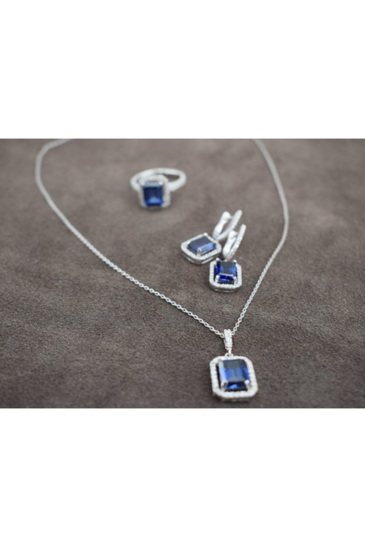 lavie diamond Safir Baget Pırlanta Set-9