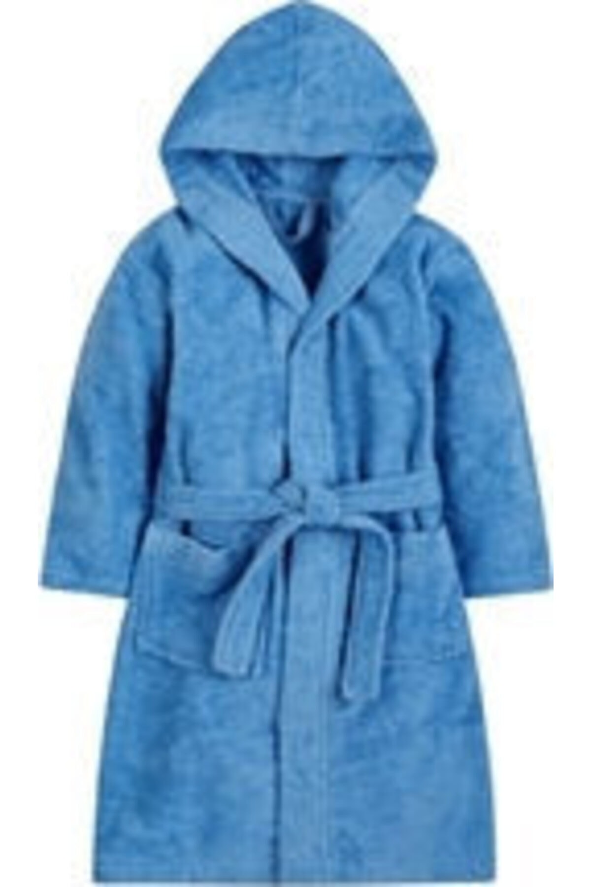 MOTHERCARE Kapşonlu Bebek Çocuk Bornozu 6-8yaş Rıng Spun
