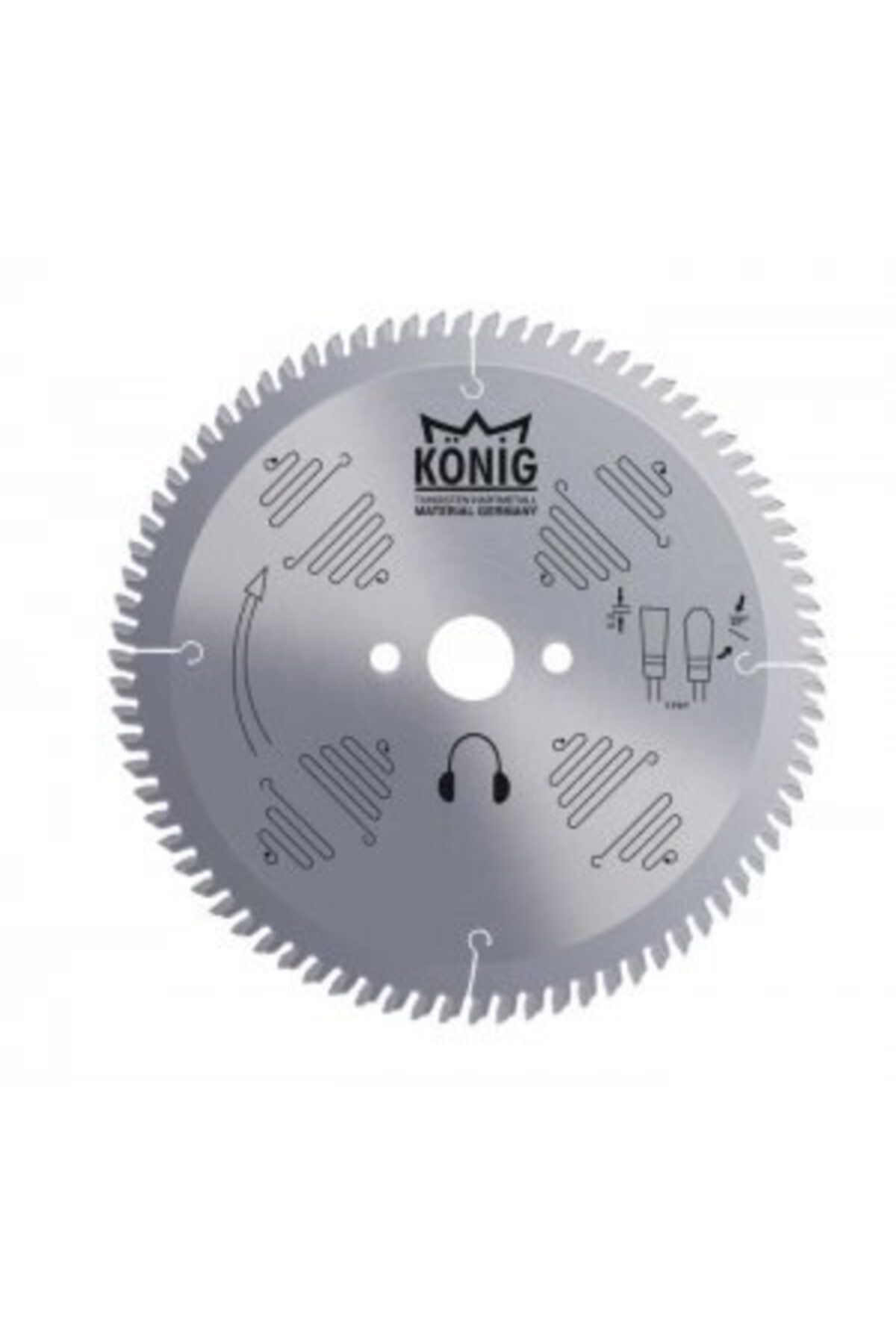 König 350x3.6x30 Mm 108 Diş Laminant Kesme Testeresi - Sessiz
