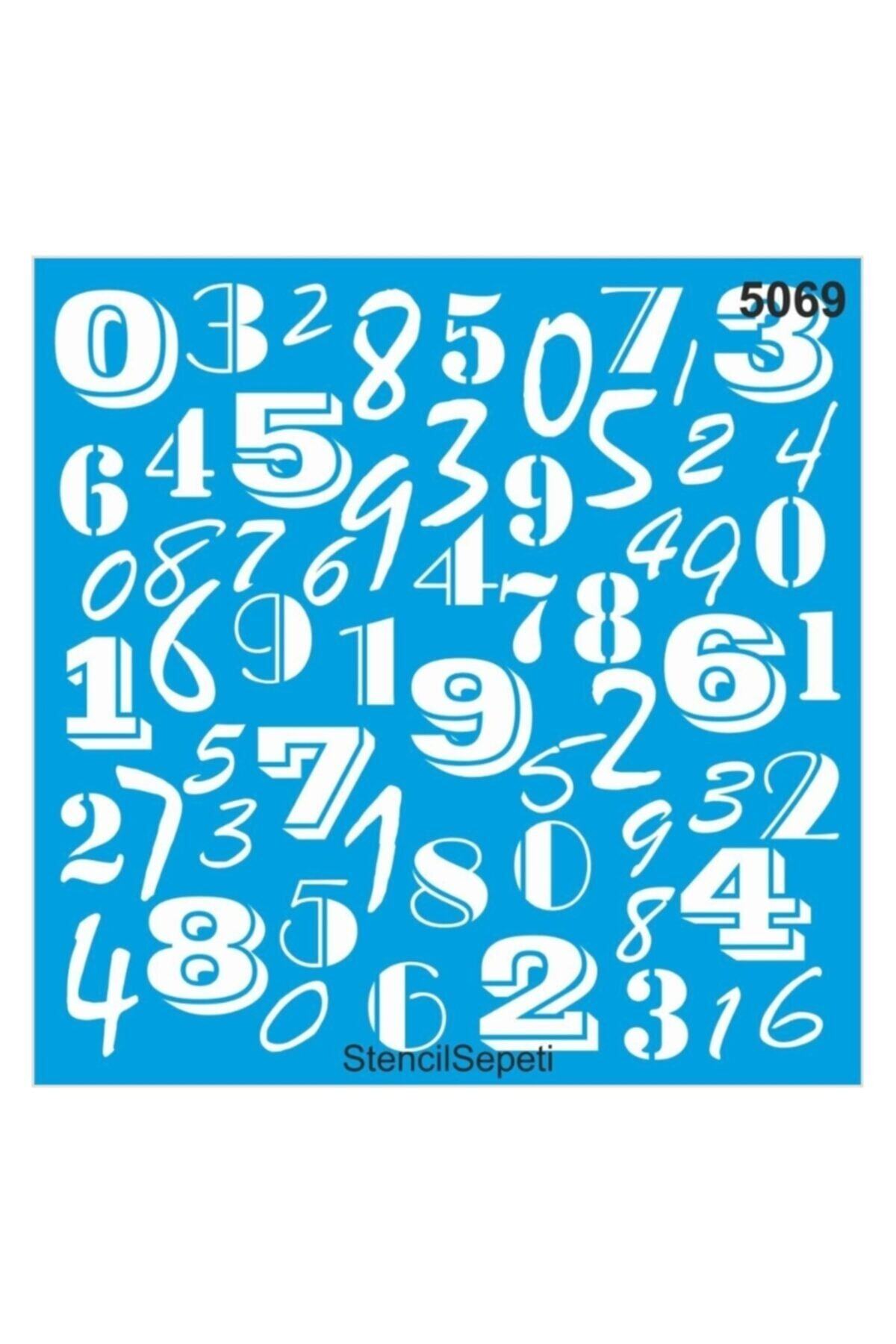 STENCİL SEPETİ Şablon Iki Kere Iki 5069 30×30 Cm