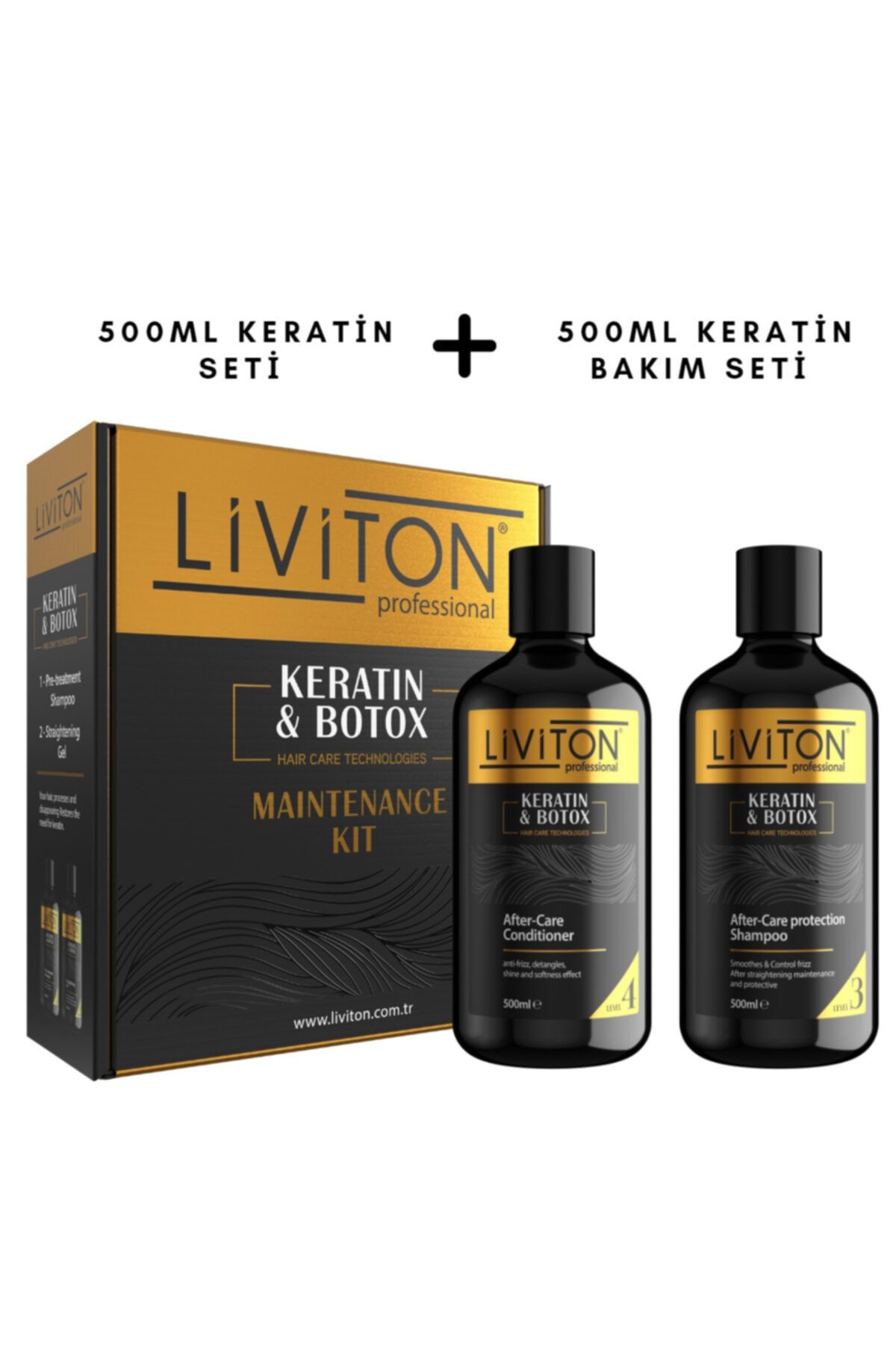 Liviton Professional Keratin Botox Dev Set Kasım Fırsatı 1-2-3-4 Tamset