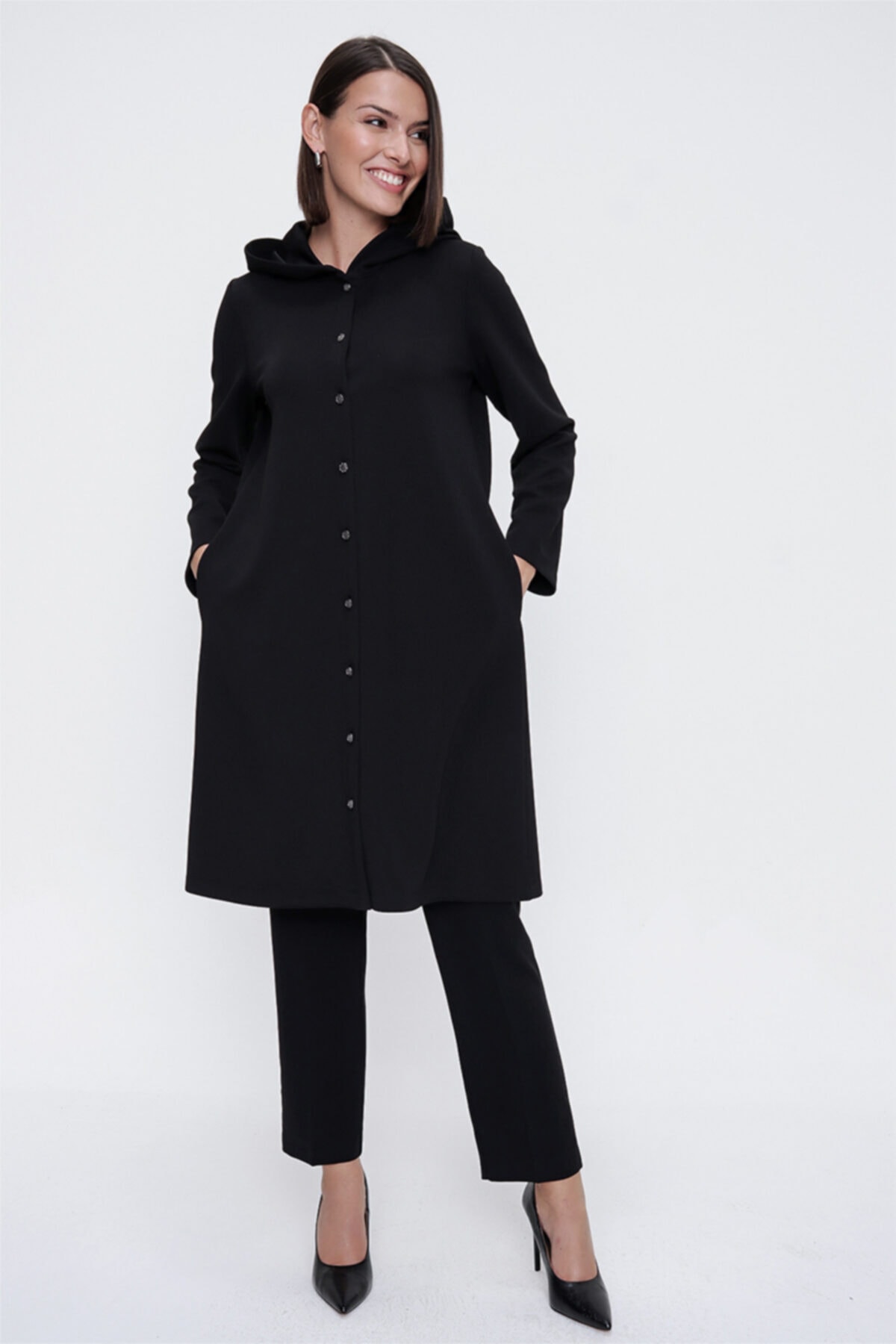 Aker 22159111 Kapüşonlu Hırka