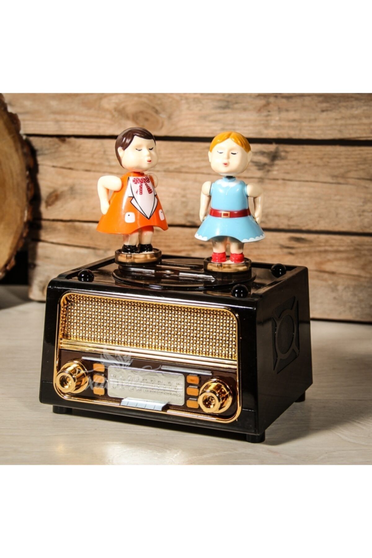 PARTİNİNADRESİ Sevgili Çift Müzik Kutusu 14x11x18 cm