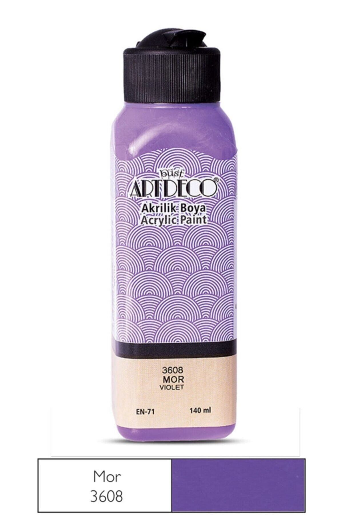 Artdeco 140ml Mor Akrilik Boya 3608