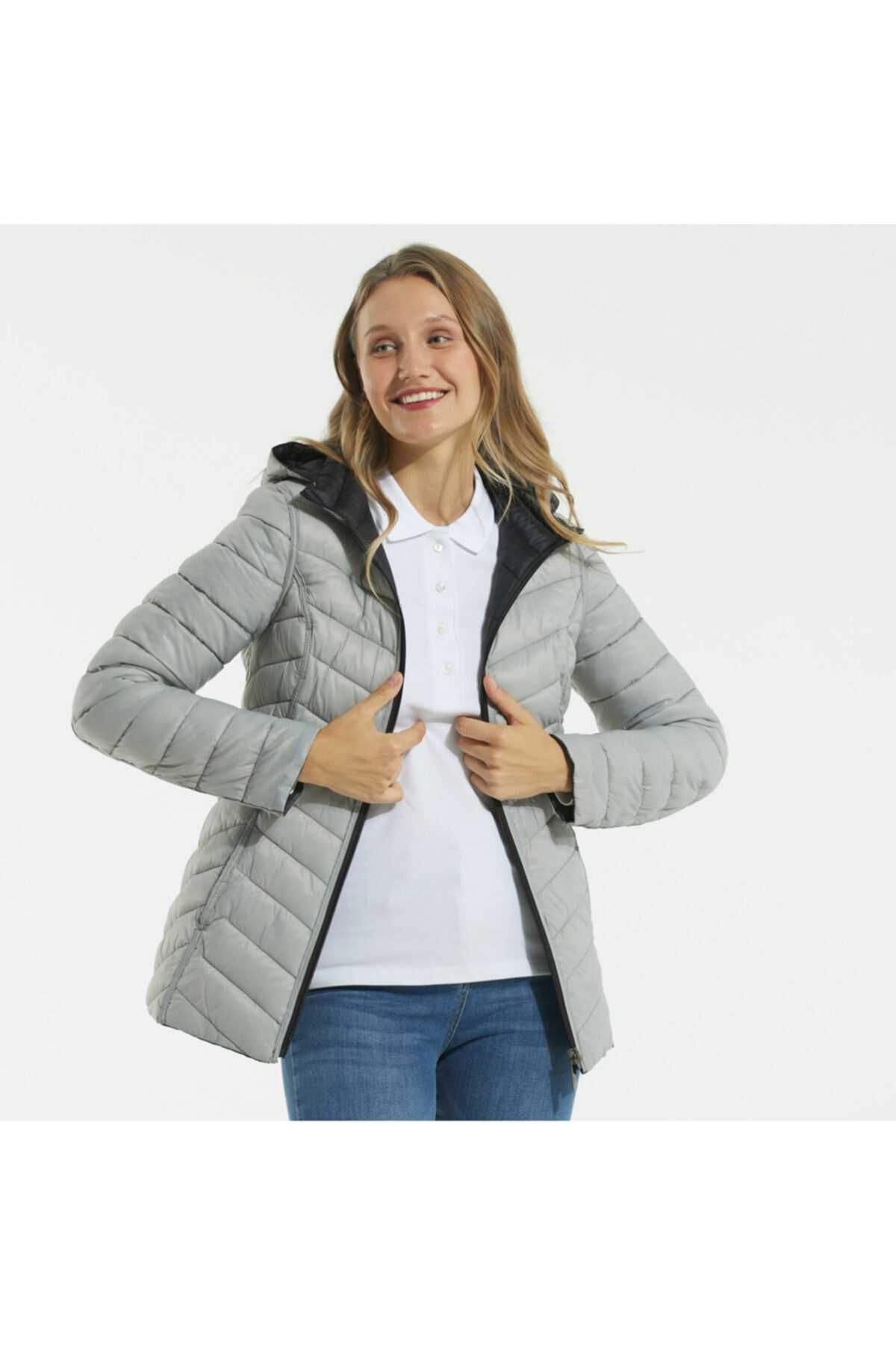 Nautica Nautıca Kadın Beyaz Mont