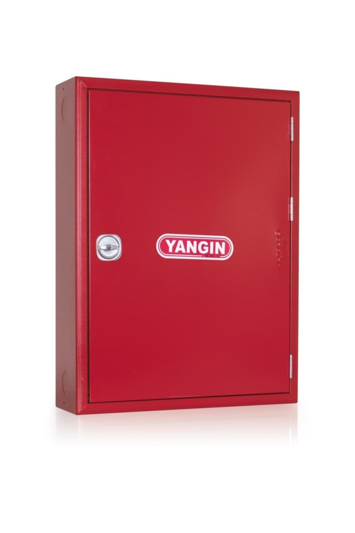 Ocaklar Yangın Dolabı Tek Kapaklı Sıva Üstü 750*1000*220 Mm 1'' 20 Mt Kauçuk Hortumlu 1'' Vanalı
