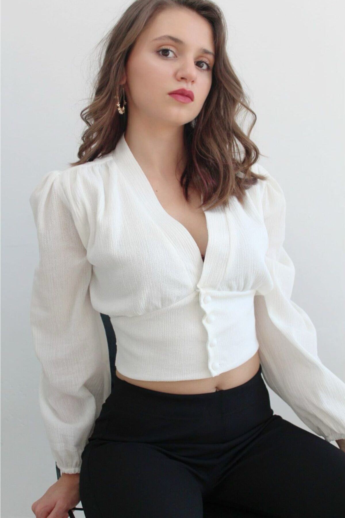 Mois Atelier Beyaz Gömlek