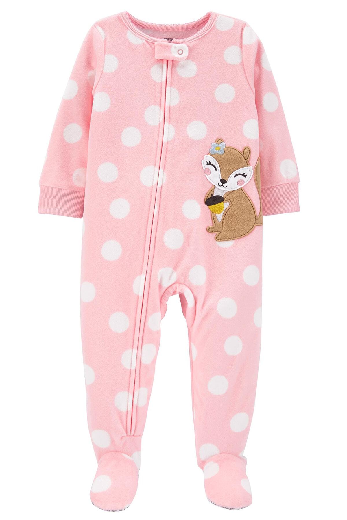 Carter's Sincap Kız Bebek Polar Tulum