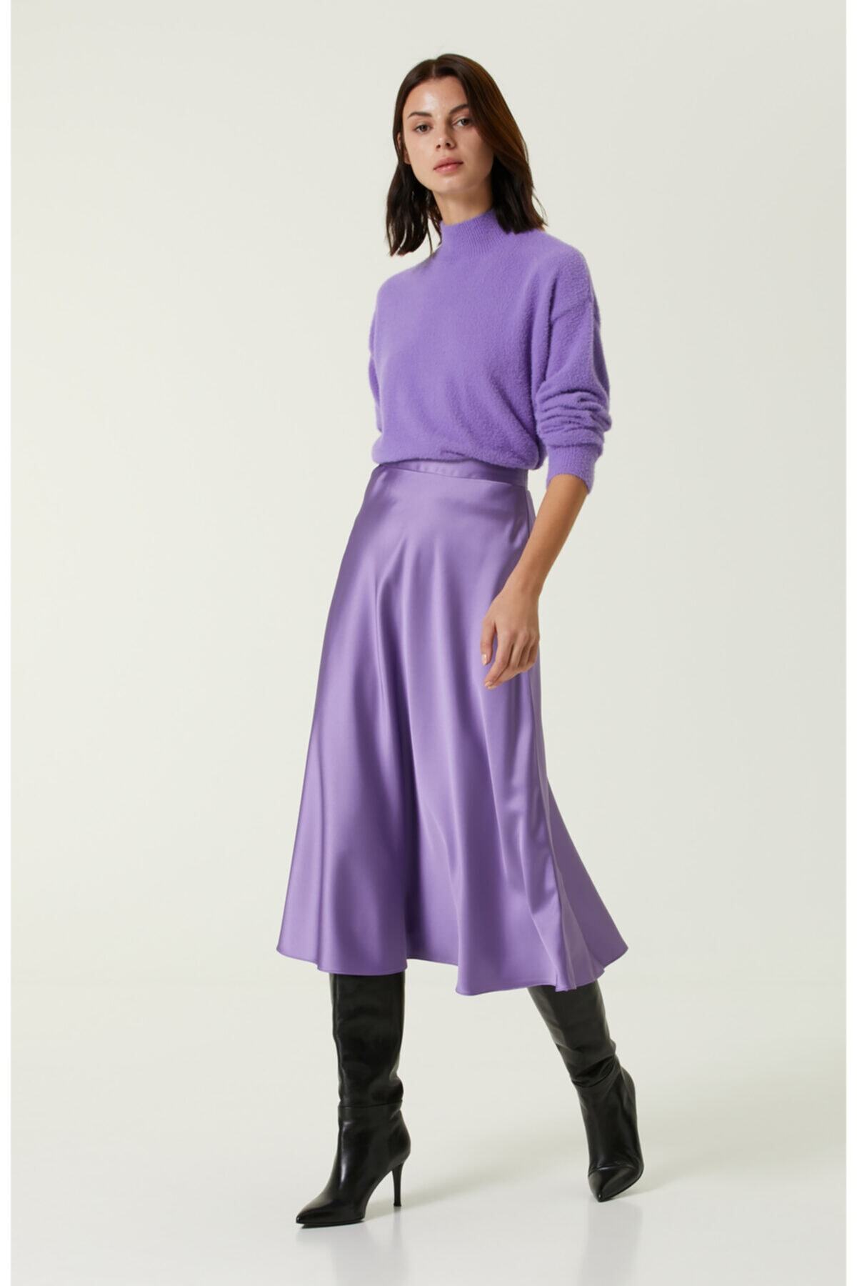 Network Regular Fit Lila Midi Etek