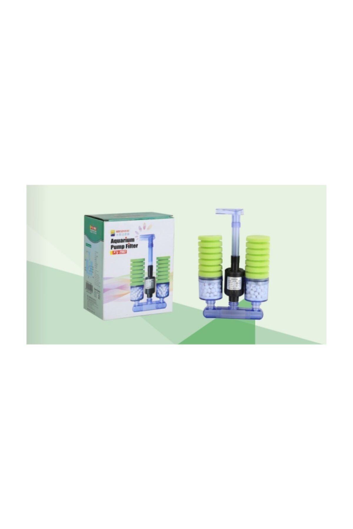 Xinyou Xy-2902 Iki Süngerli Motorlu Seramikli Pipo Filtre 5w 27 X 13 Cm Yedek Süngerli