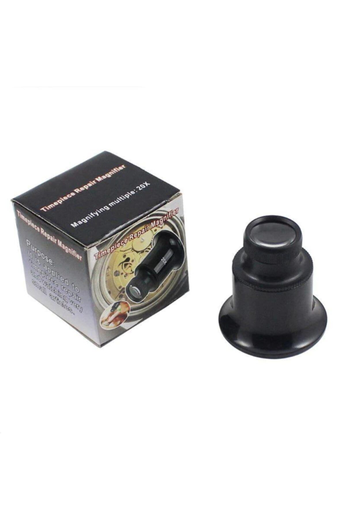 Profisher Göz Büyüteç 20x 30mm Çift Akrilik Lens Termoplastik Saatçi Takı