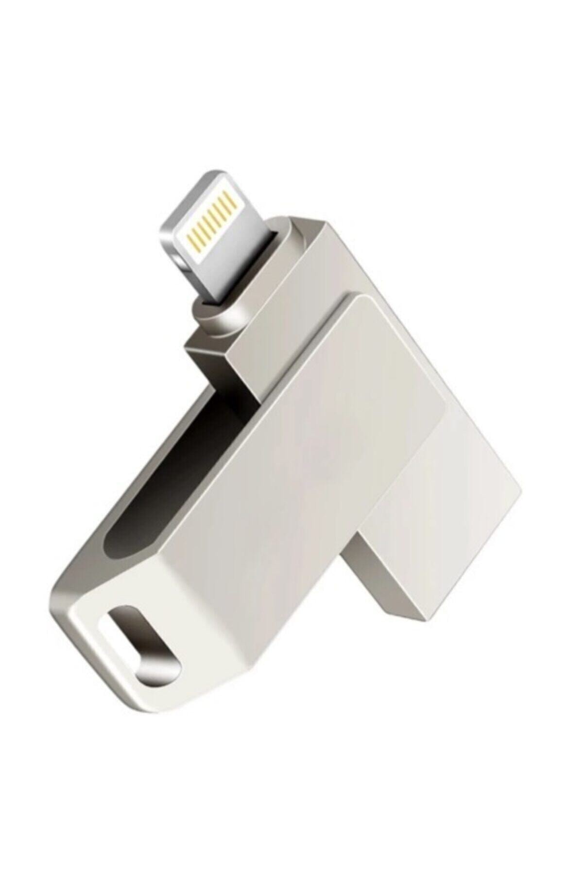 İncisoft Usb Bellek 3.0 Lightning Metal 128 Gb Iphone Veri Ve Fotoğraf Depolama Kopyalama Flash Disk