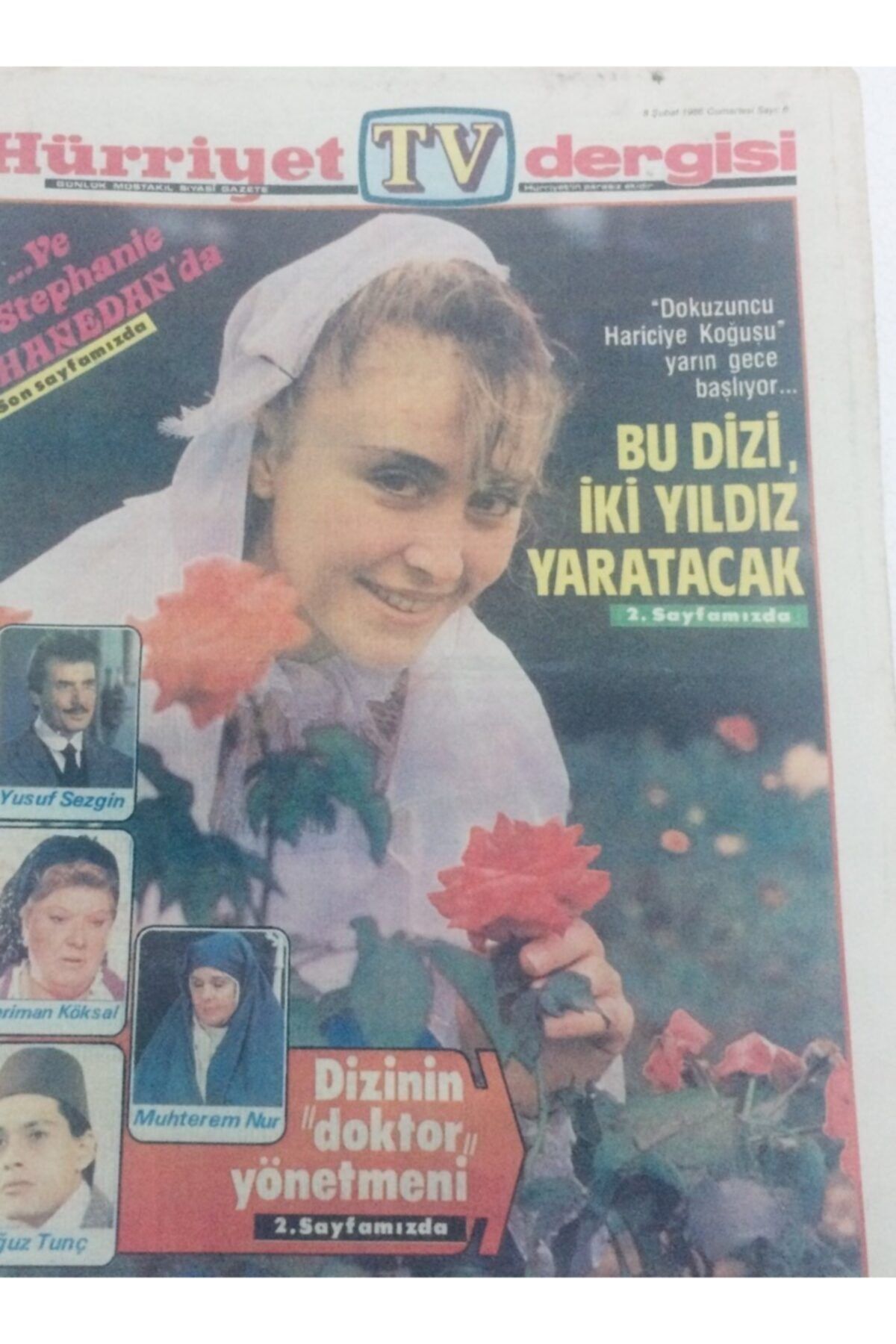 Gökçe Koleksiyon Hürriyet Gazetesi Tv Eki 8 Şubat 1986 - 9.hariciye Koğuşu Başlıyor Gz40421