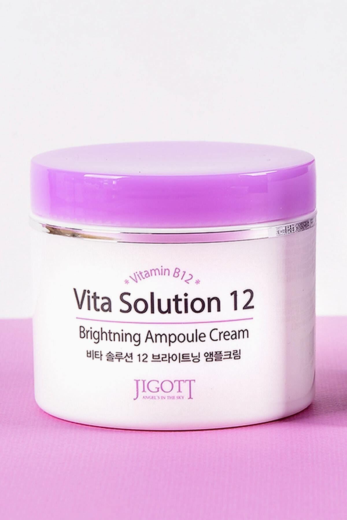 Jigott Aydınlatıcı, Sıkılaştırıcı, Kırışıklık Karşıtı Ve Yoğun Nemlendirici Vitamin B12 Ampul Krem 100 Ml