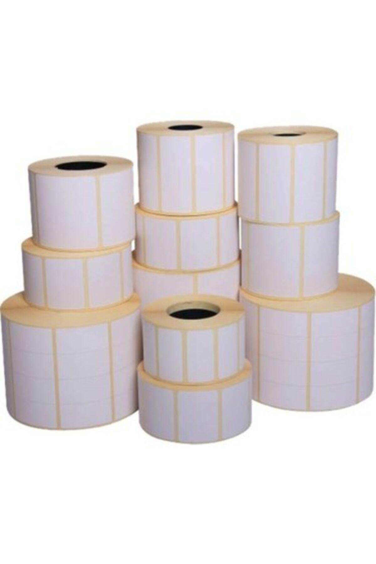 mtbarkod Zebra & Argox - 100mm X 40mm Termal Etiket, 500'lik Rulo