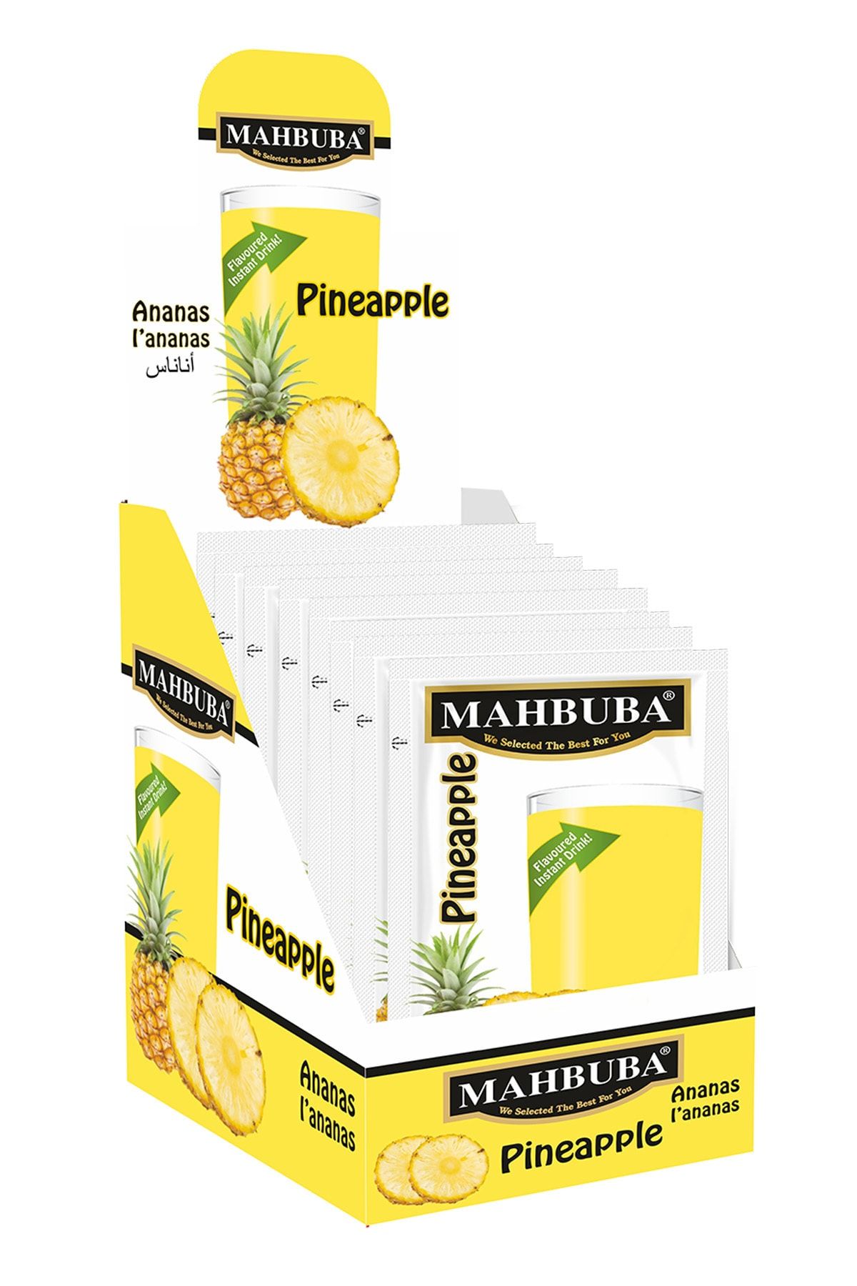 ELDEST Mahbuba Ananas Aromalı Toz İçecek 24x9gr Soğuk Veya Sıcak Tüketilebilir