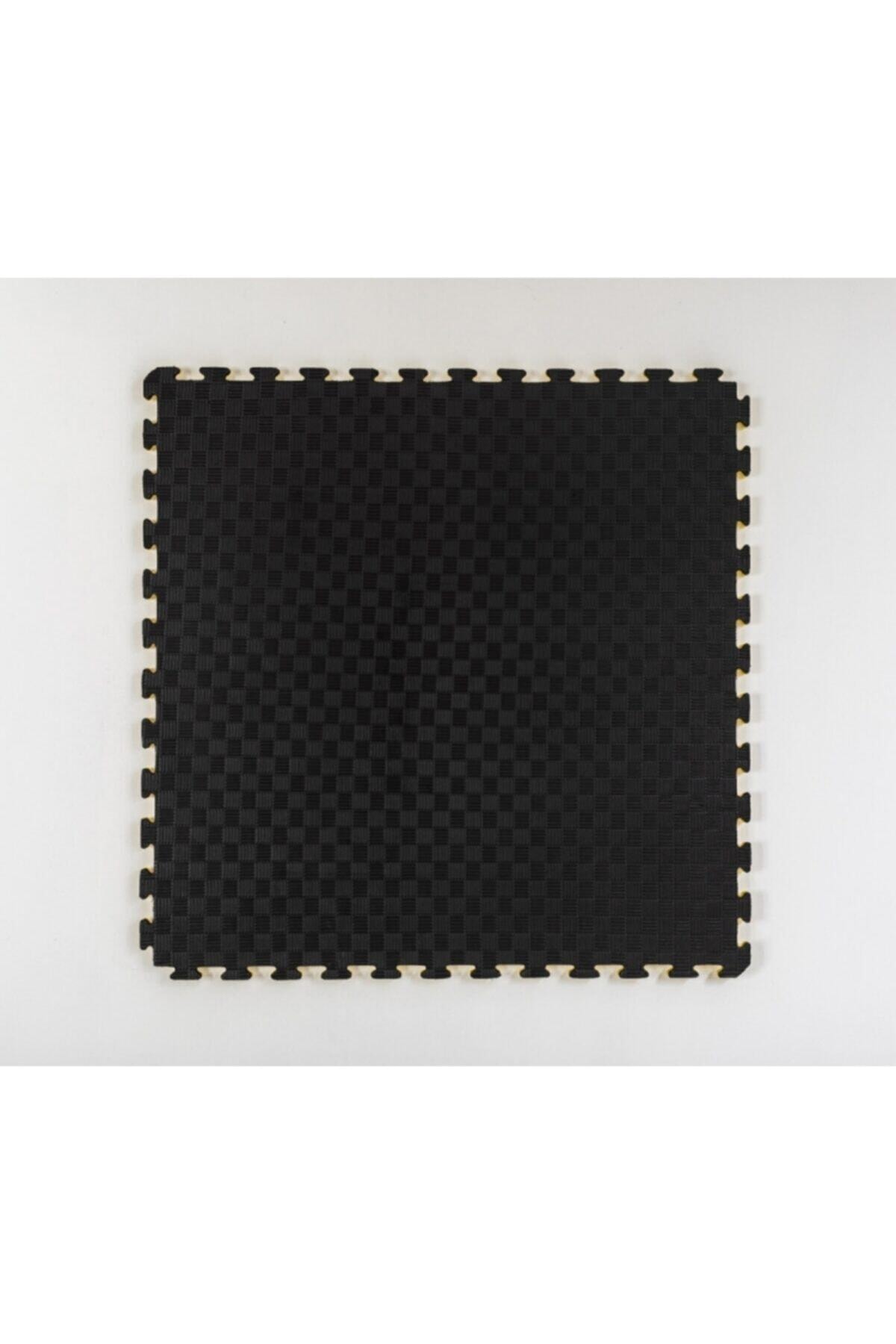 TATAMI 4 Adet 13 mm 100 X 100 A Kalite Tatami Minder Eva Yapboz Minderi Siyah Renk Tatami Zemin Minderi