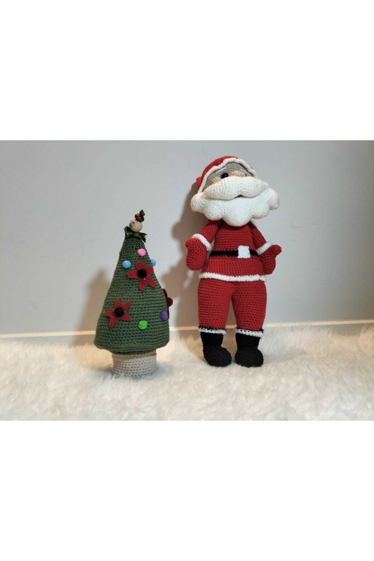 Mom'sMiracles Amigurumi Noel Baba Ve Çam Ağacı