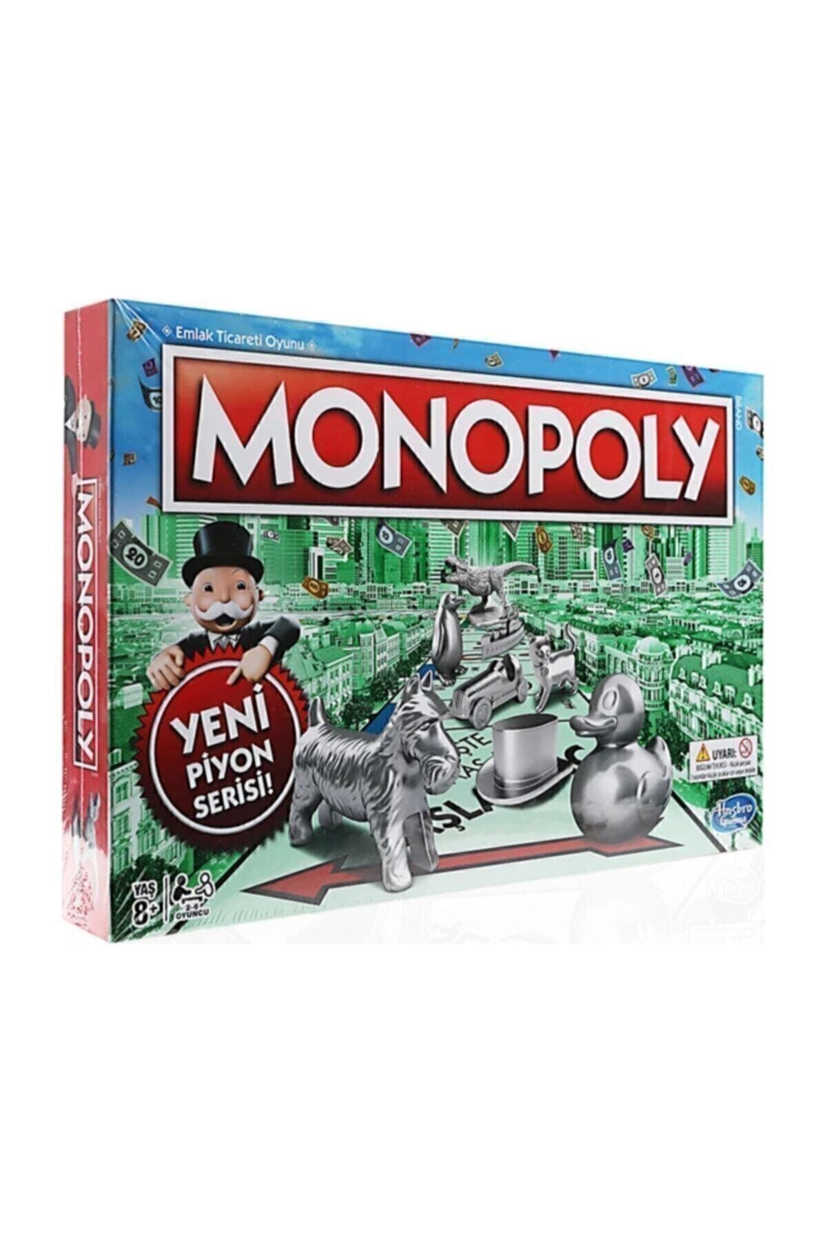 Monopoly Klasik Yeni Piyon Serisi Kutu Oyunu