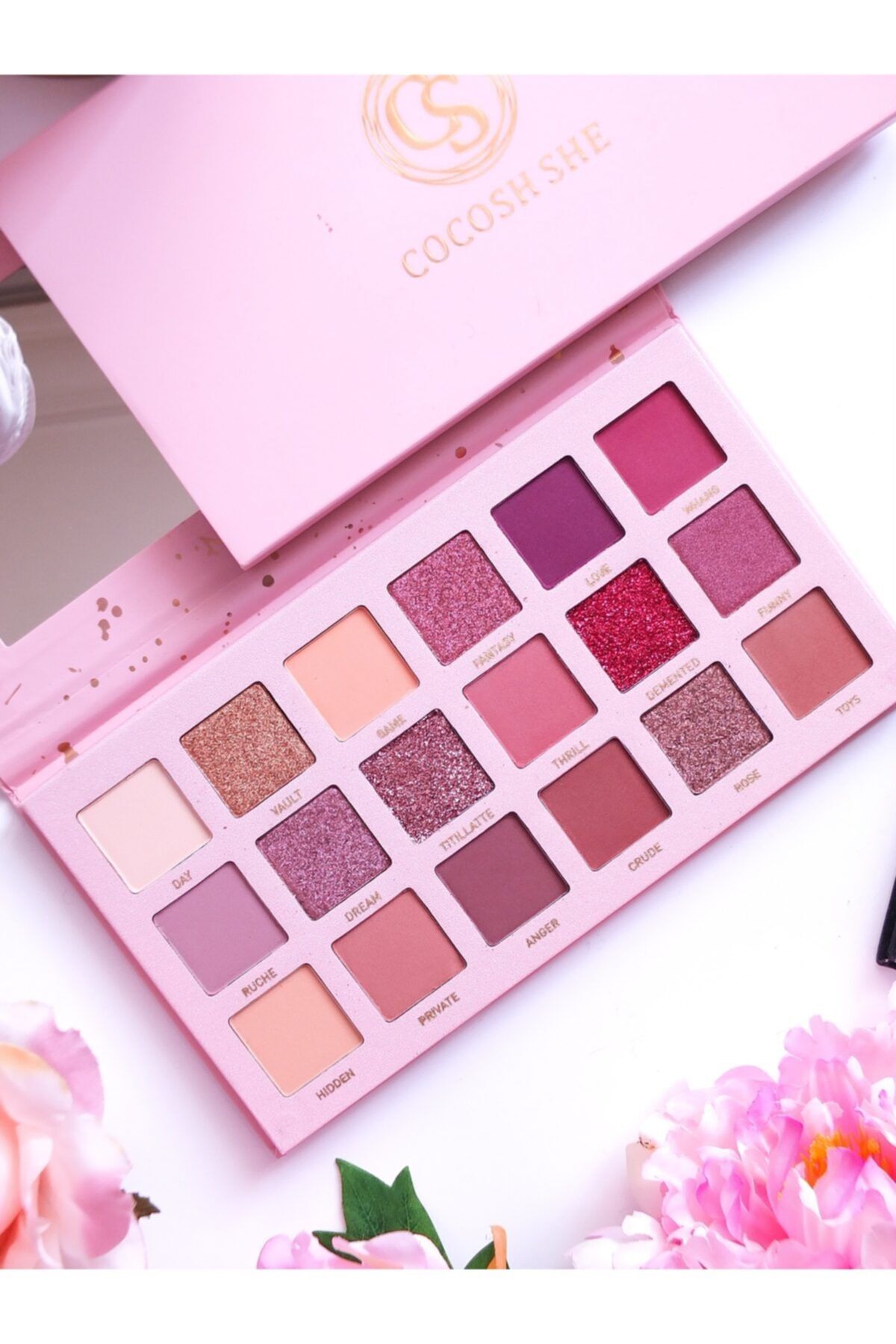 Cocosh She 18'li Göz Farı Paleti - Messy Beauty 18 Color Eyeshadow Palette 8681569700055