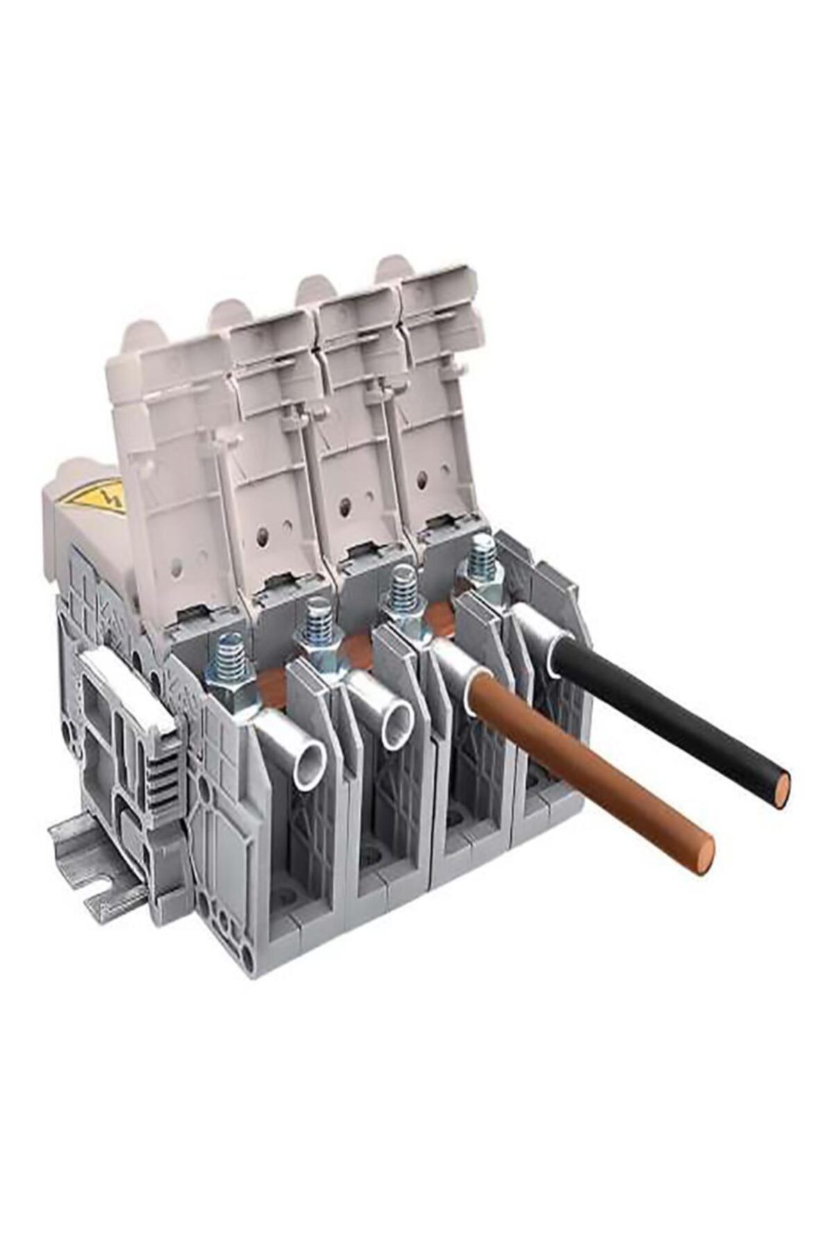 onka 2384 Mrk 95 mm2 Papuç Bağlantılı Ray Klemens Siyah (k)