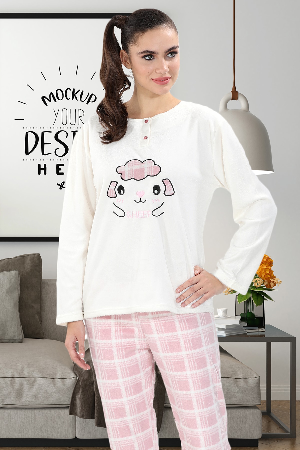 Bella Linda Polar Kadın Pijama Takım
