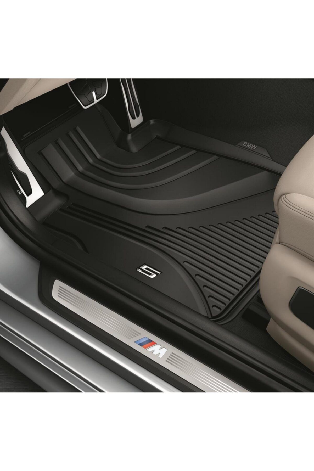 BMW 5 Serisi G30 - G30 Lcı Siyah Kauçuk Plastik Paspas Takımı