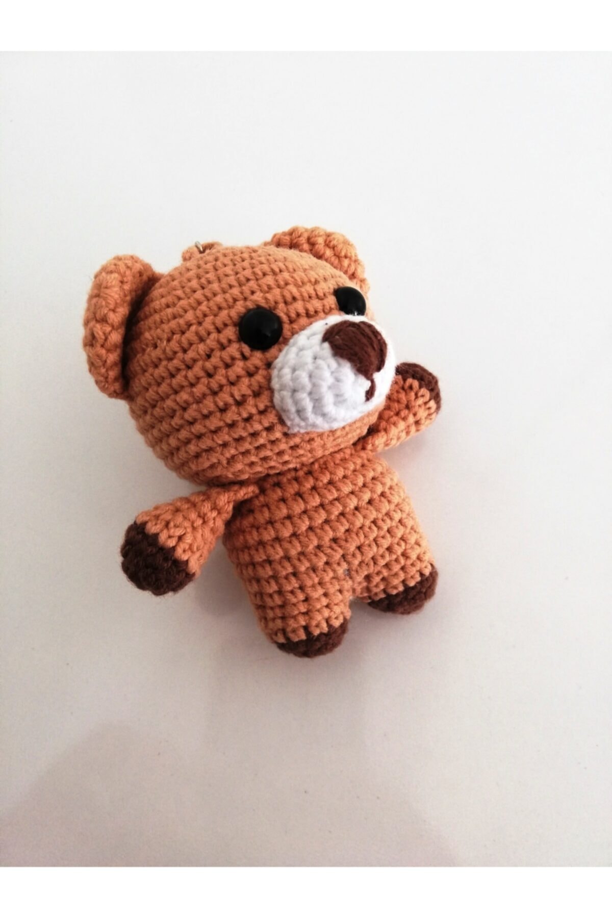 YANNS Amigurumi, Özel Tasarım, El Örgüsü, Ayıcık, Anahtarlık, Çanta Süsü, Handmade, 1 Adet