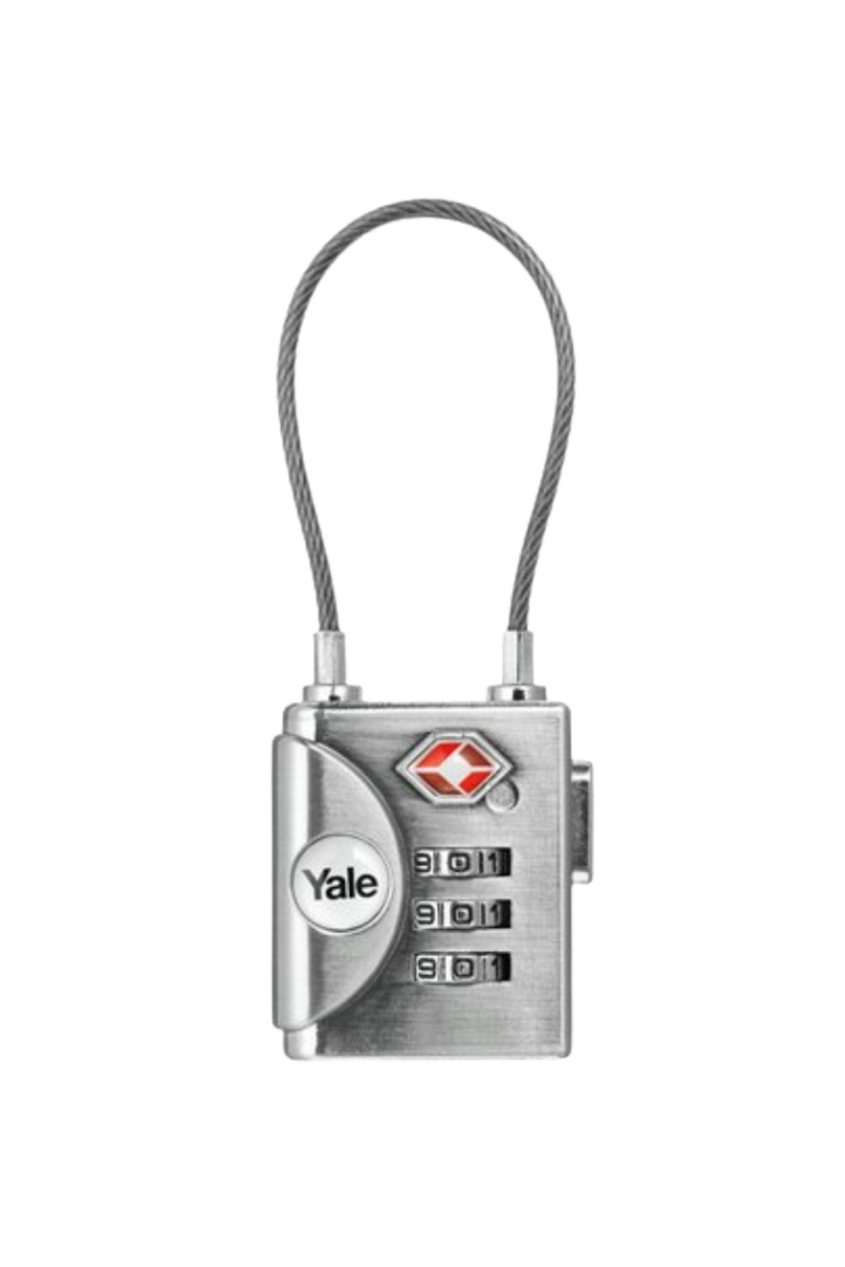 Yale kilit Yale Asma Kilit Kablolu Şifreli-gri