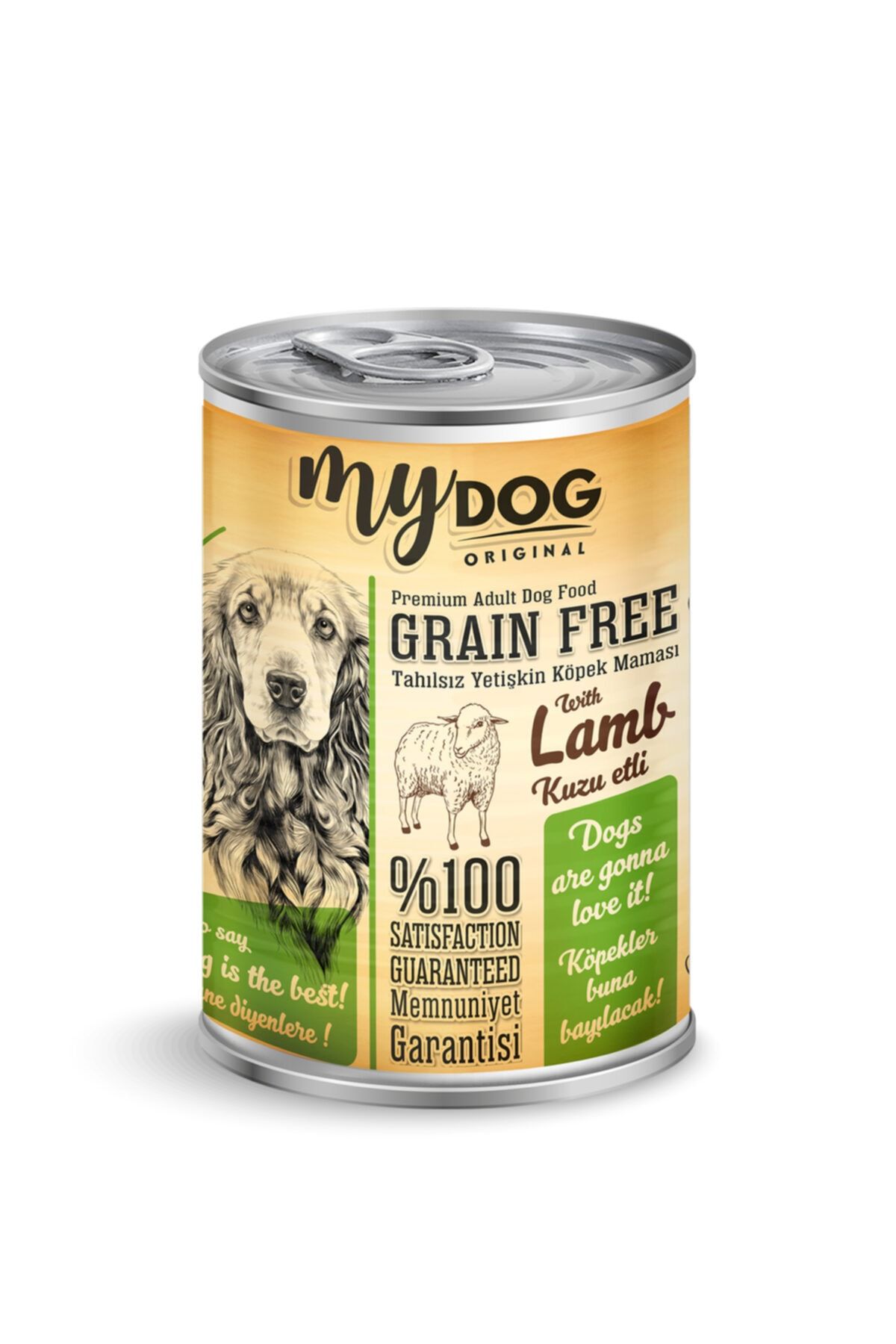 mydog Pate Tahılsız Kuzu Etli Köpek Konservesi 400gr 12'li
