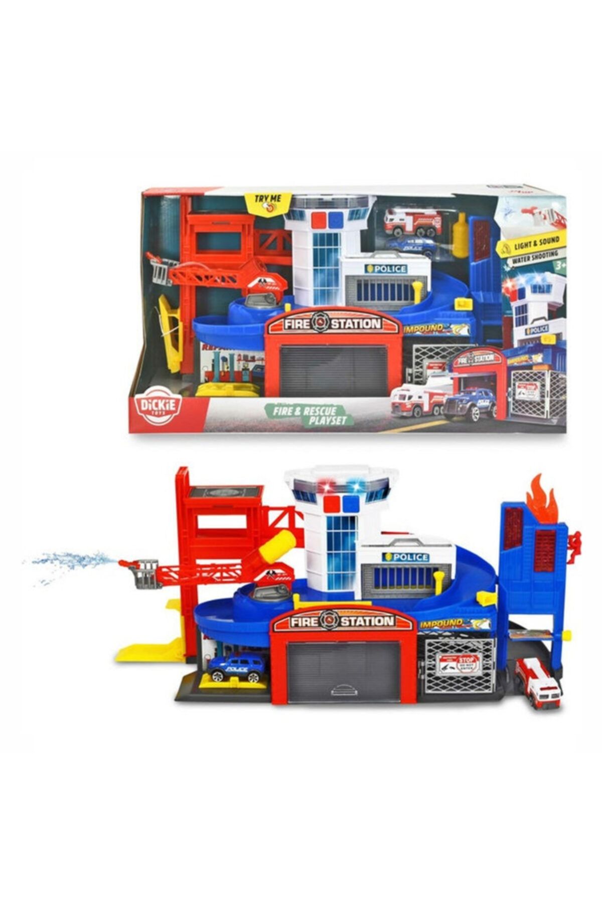 dicke toys Dickie Toys Büyük Oyuncak Itfaiye Istasyonu Seti