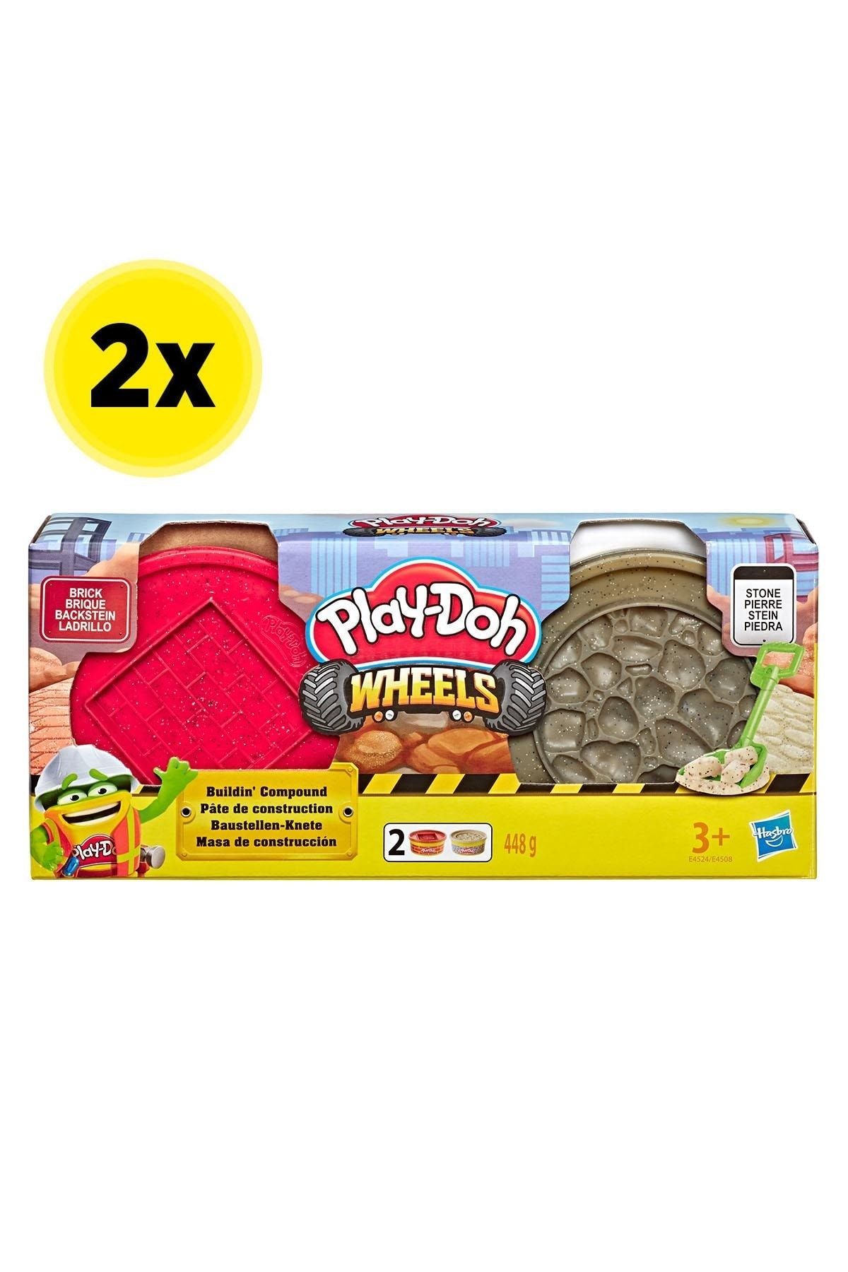 Play Doh Play-Doh İnşaat Hamuru - Tuğla ve Taş x 2 Adet