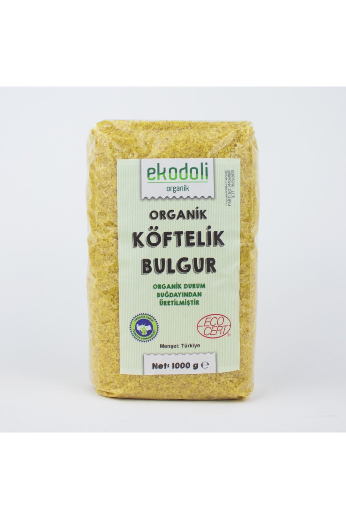 Ekodoli Organik Organik Köftelik Bulgur 1000 Gr