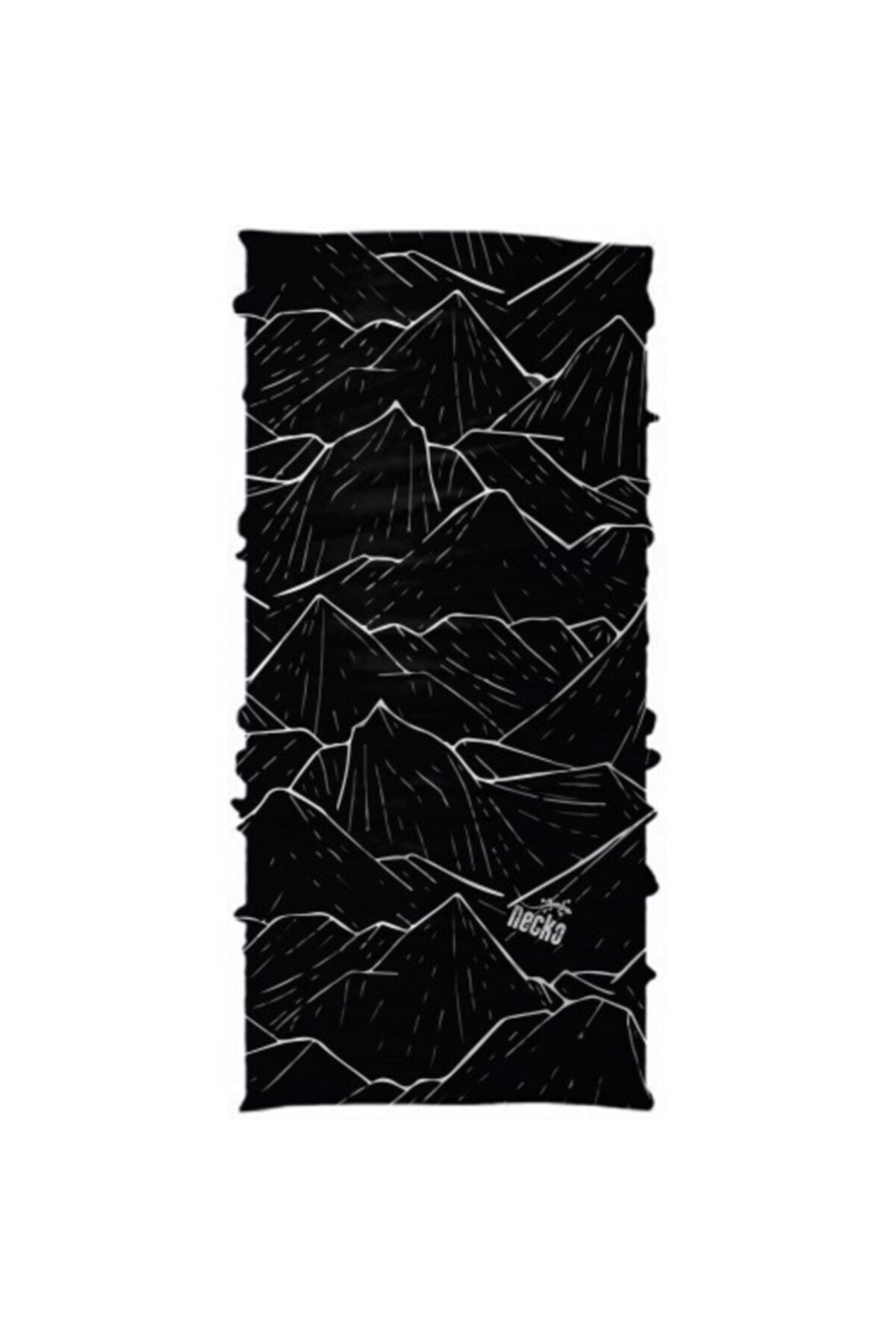 NECKO Headwear Dağ Desenli, Çok Fonksiyonlu Tüp Bandana, Boyunluk, Kafa Bandı,yüz Maskesi