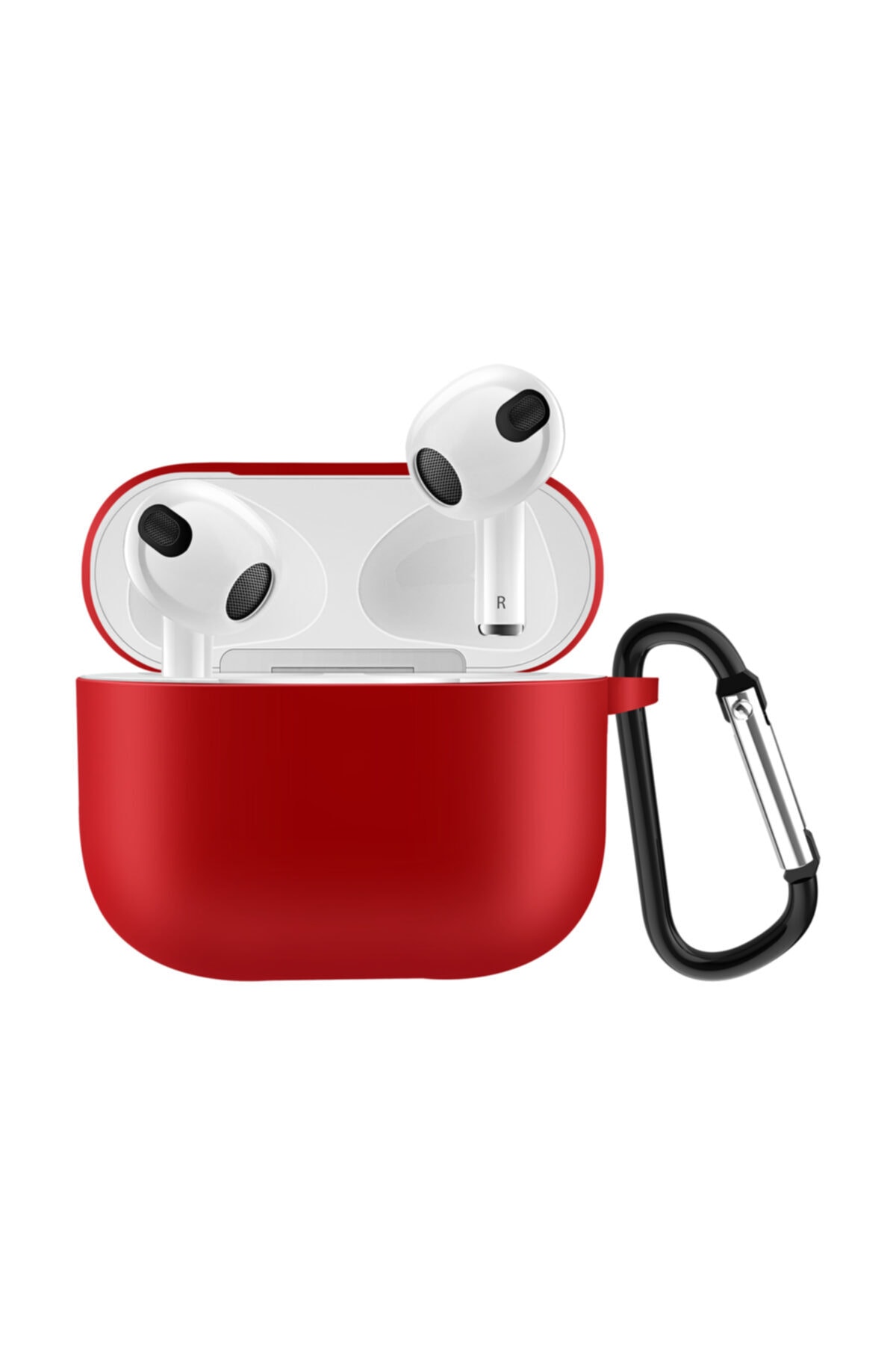 kılıfbenim Airpods 3. Nesil Uyumlu Silikon Koruma Kılıf Kırmızı