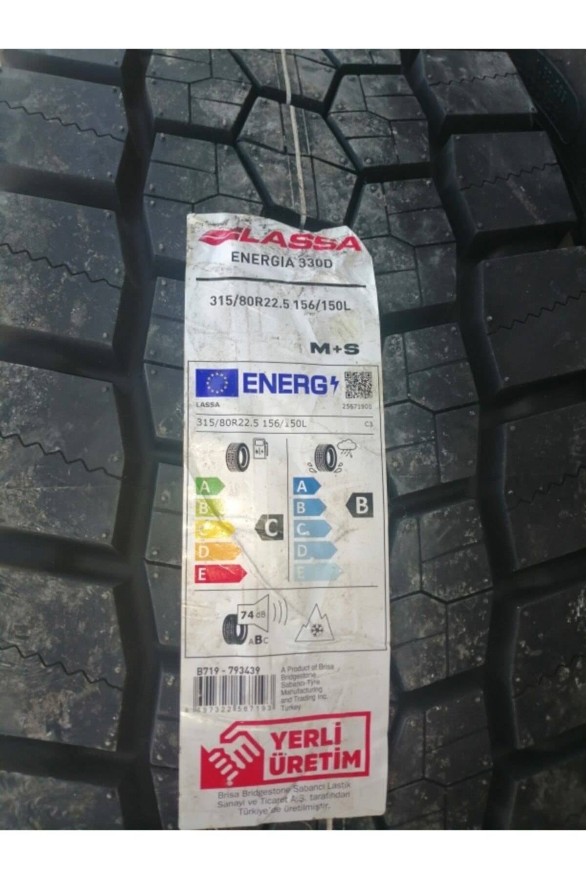 Lassa 315/80r22,5 Enerjy 330d Çeker M S