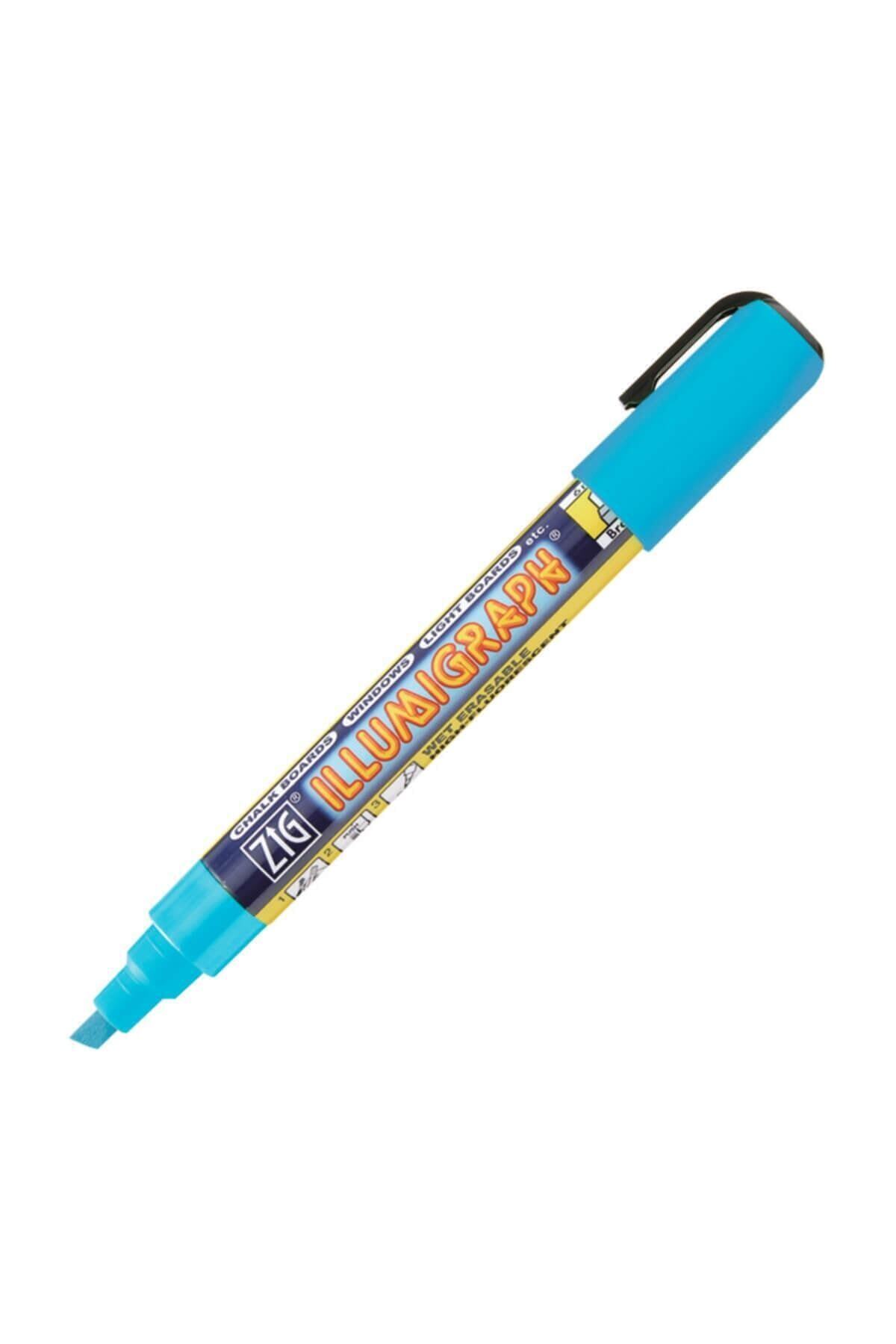 Zig Illumigraph Marker Sıvı Tebeşir Kalemi AÇIK MAVİ