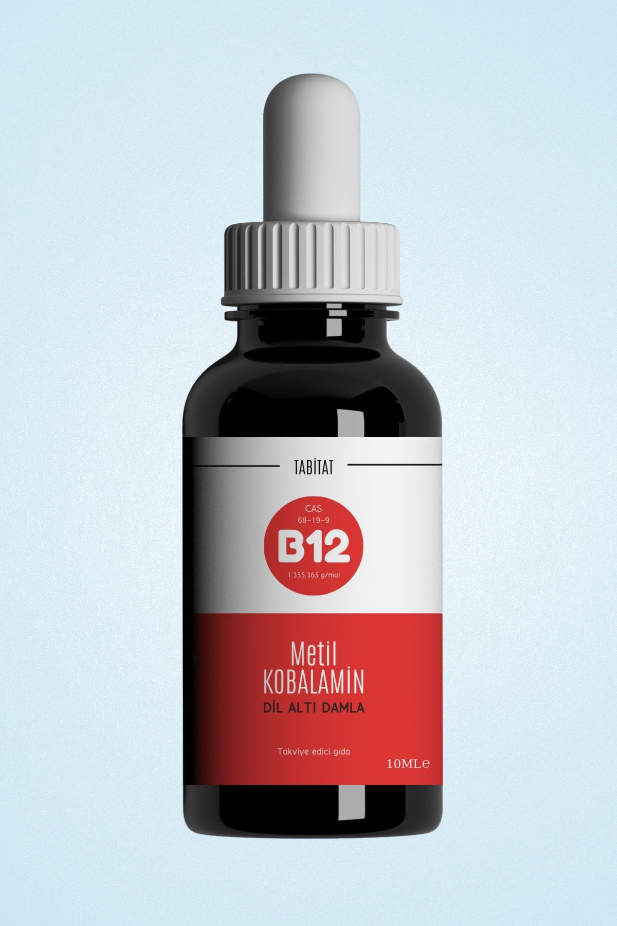 Tabitat Doğal B12 Metilkobalamin Dilaltı Damla 10 ml
